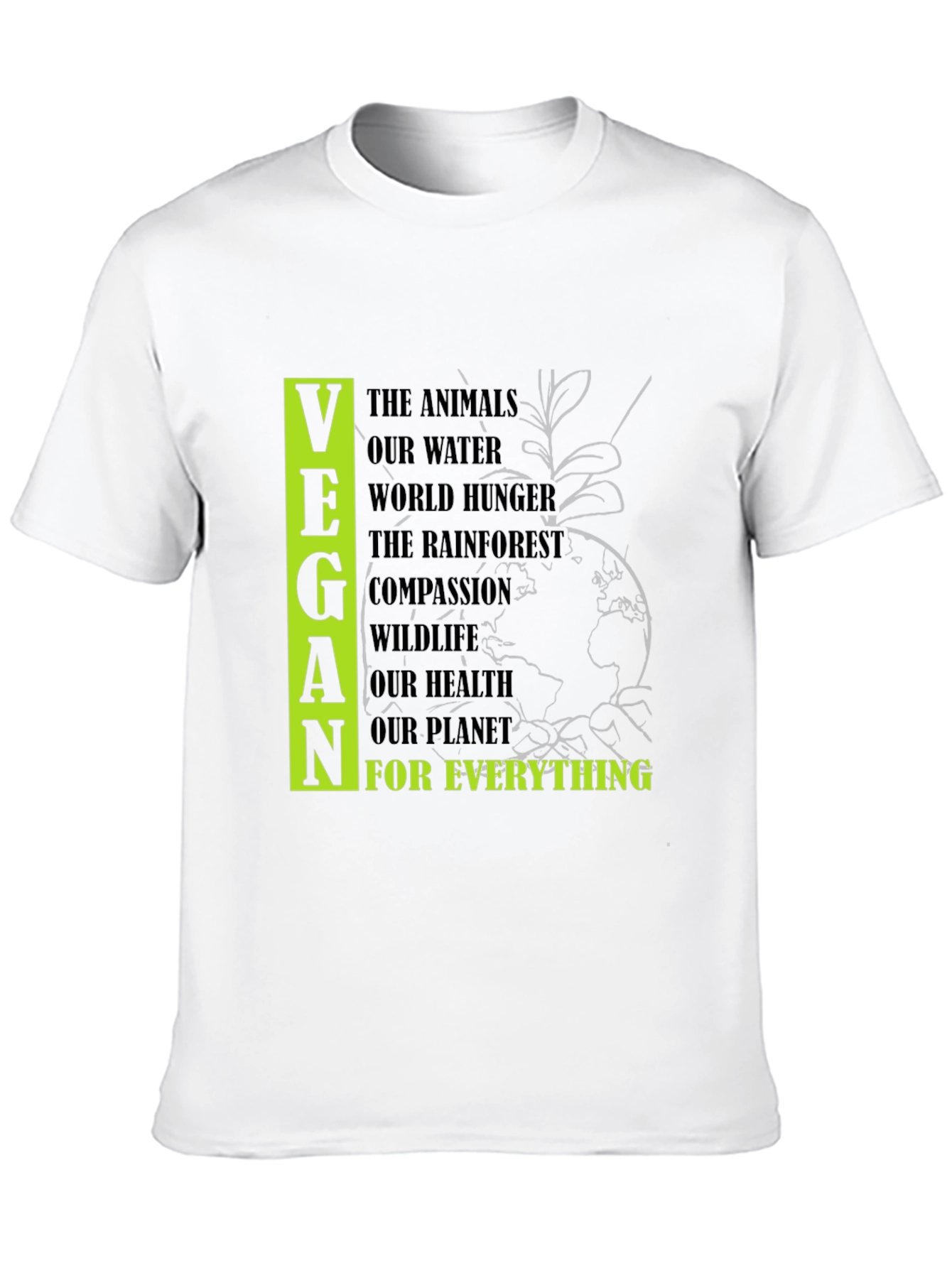 Vegan Cause Black T-Shirt