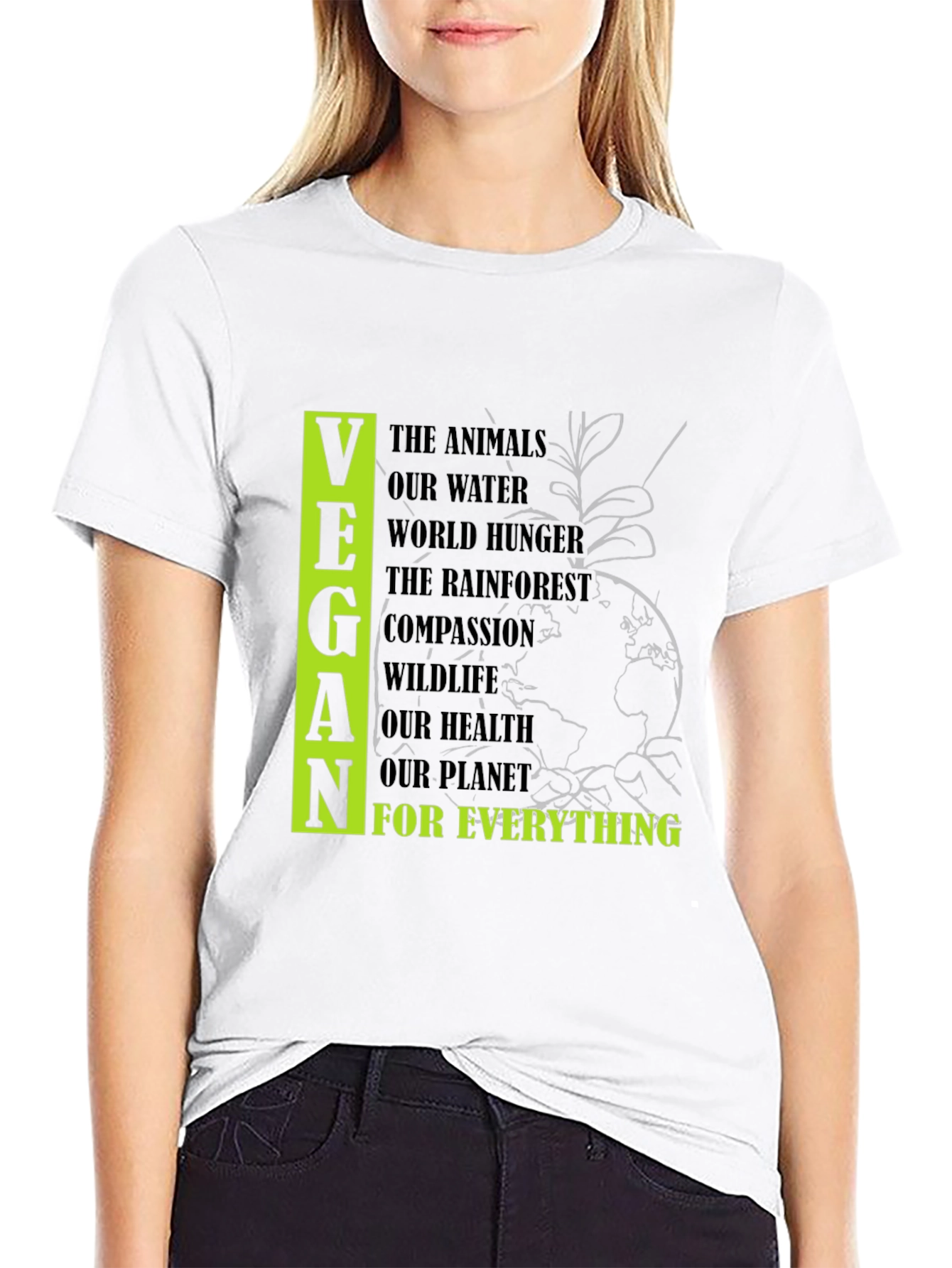 Vegan Cause Black T-Shirt