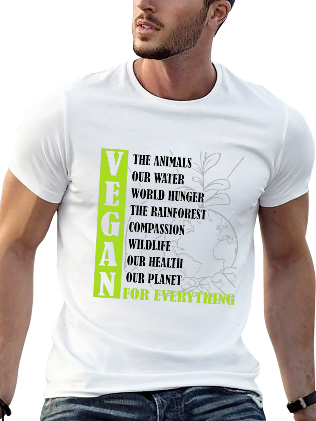 Vegan Cause Black T-Shirt