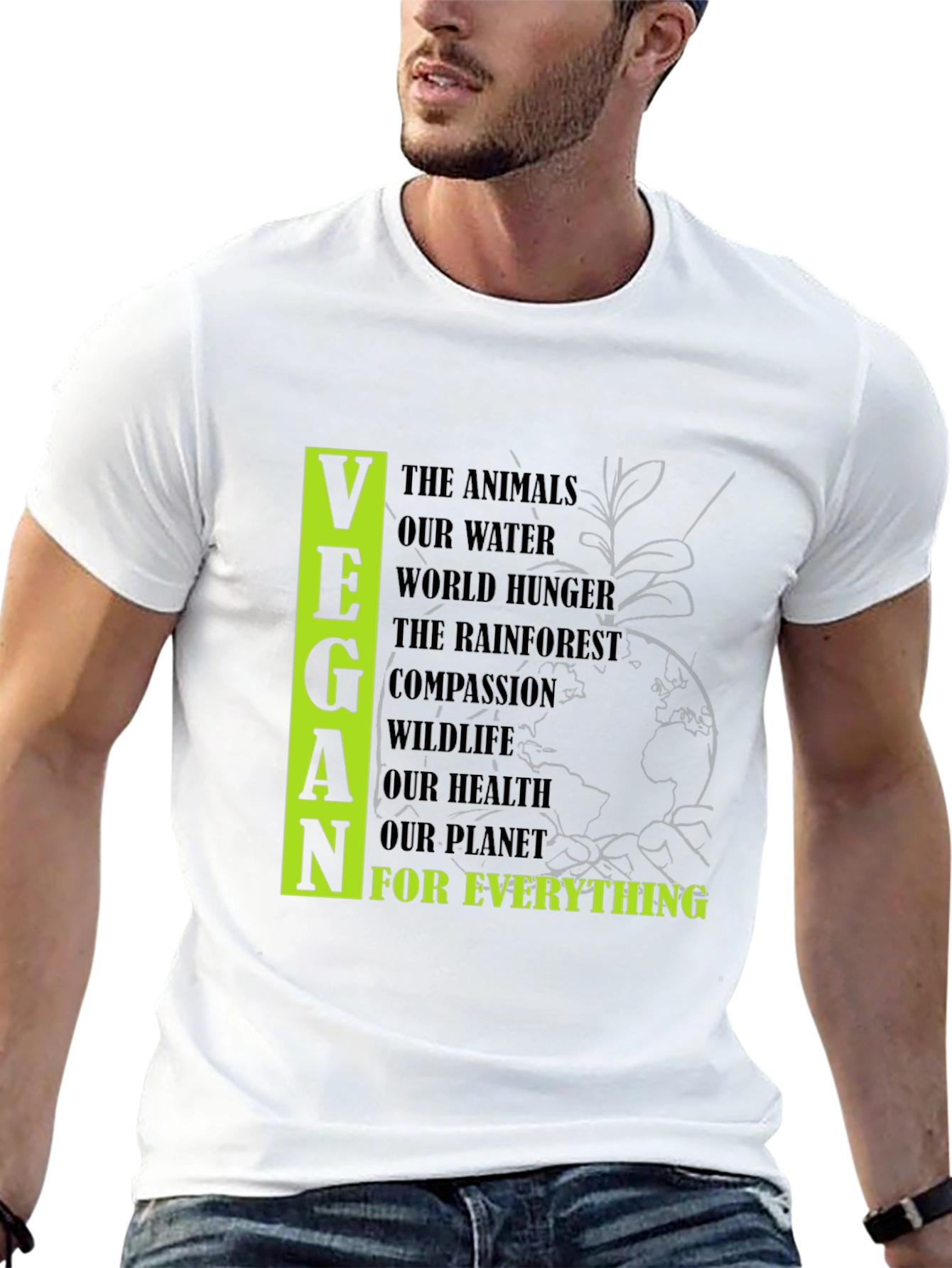 Vegan Cause Black T-Shirt