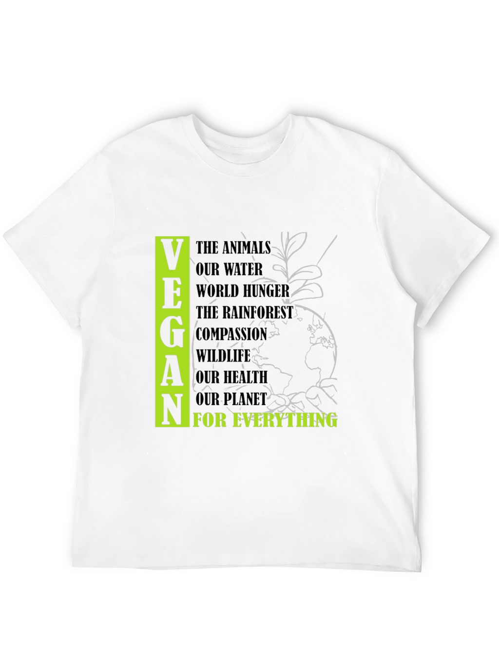 Vegan Cause Black T-Shirt