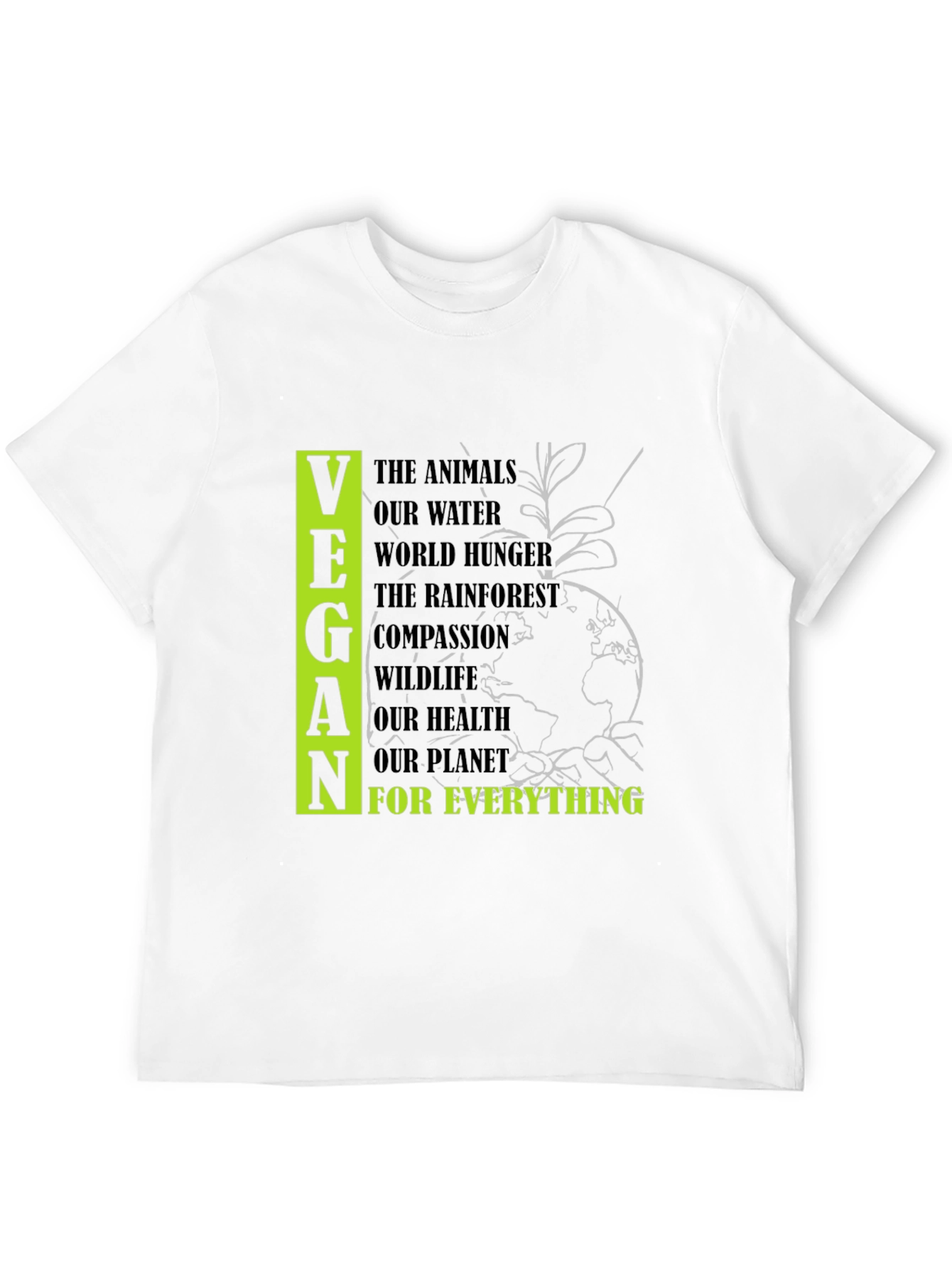 Vegan Cause Black T-Shirt