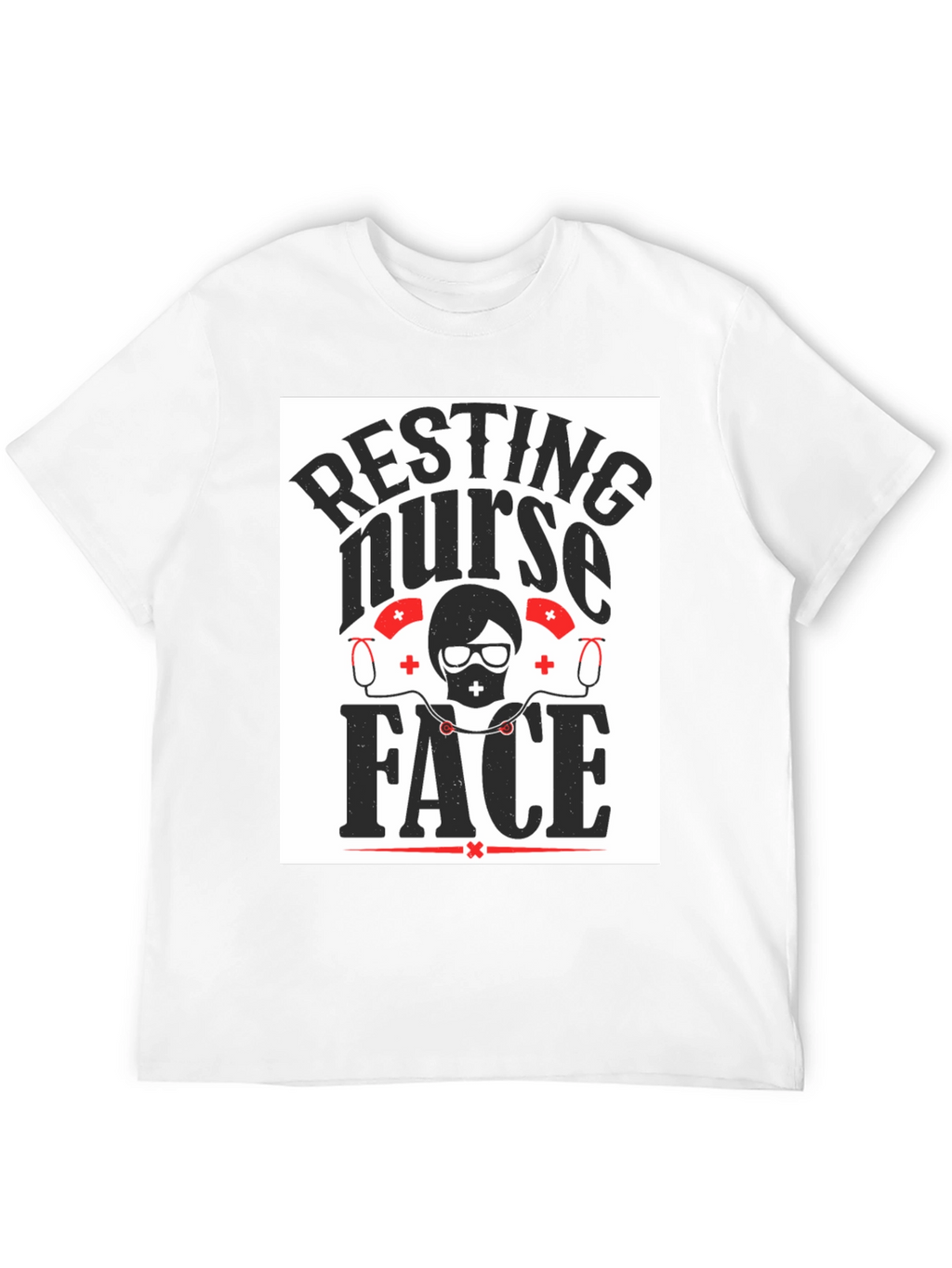 Resting Nurse Face Graphic Tee