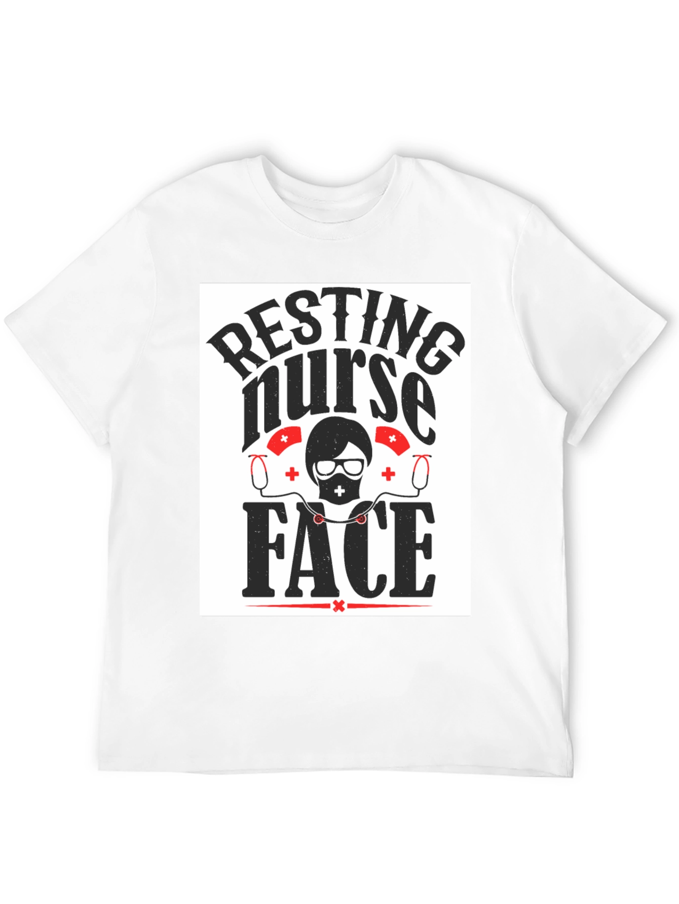 Resting Nurse Face Graphic Tee