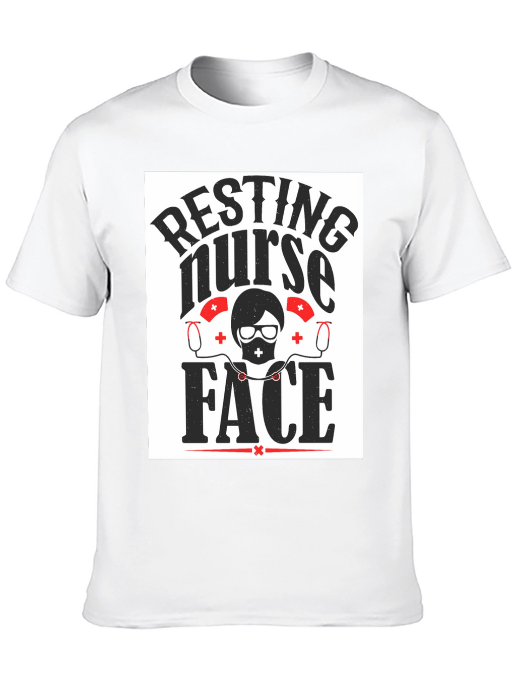 Resting Nurse Face Graphic Tee
