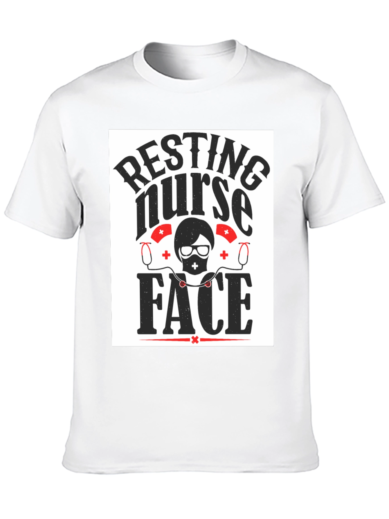 Resting Nurse Face Graphic Tee