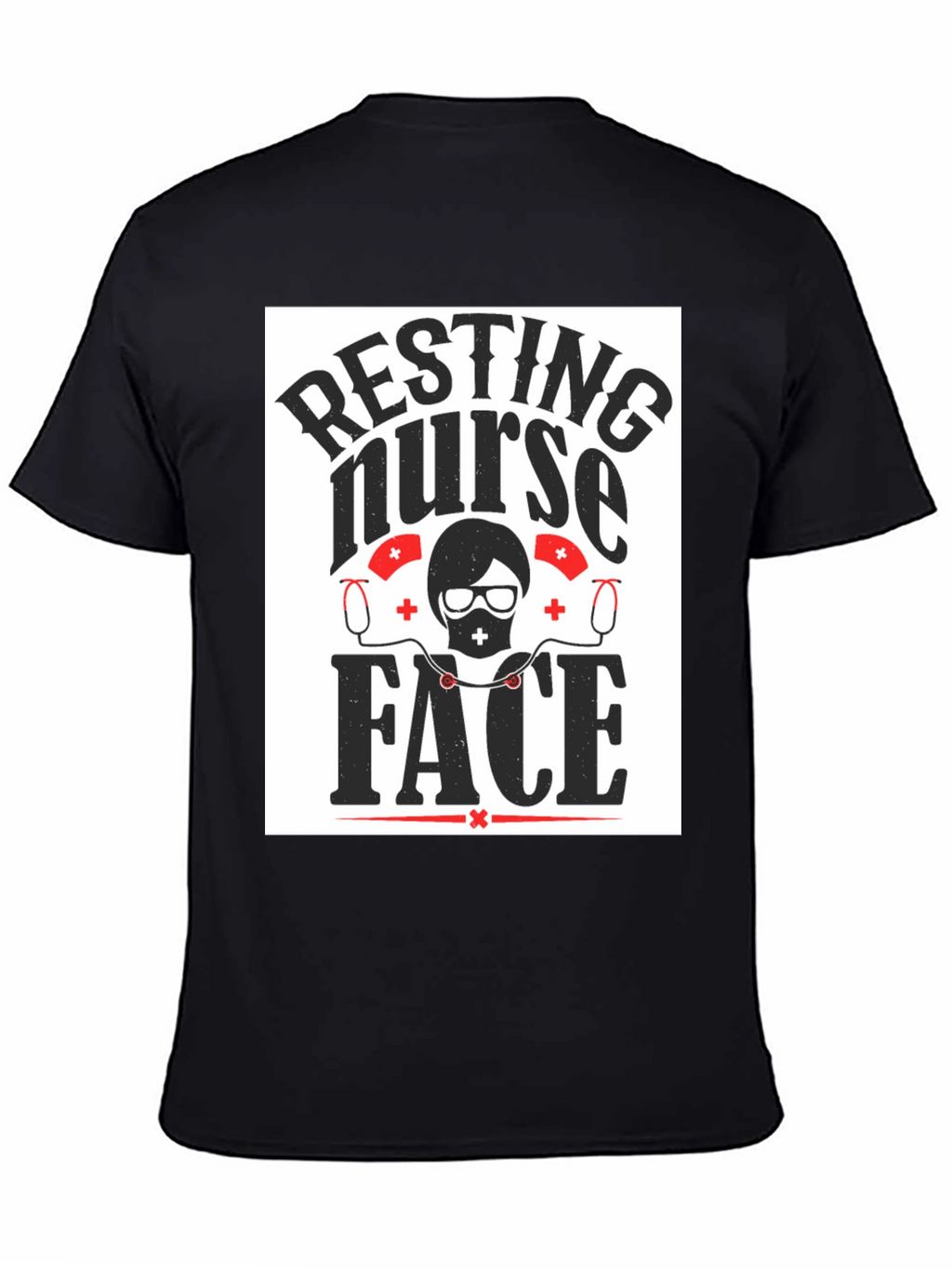 Resting Nurse Face Graphic Tee