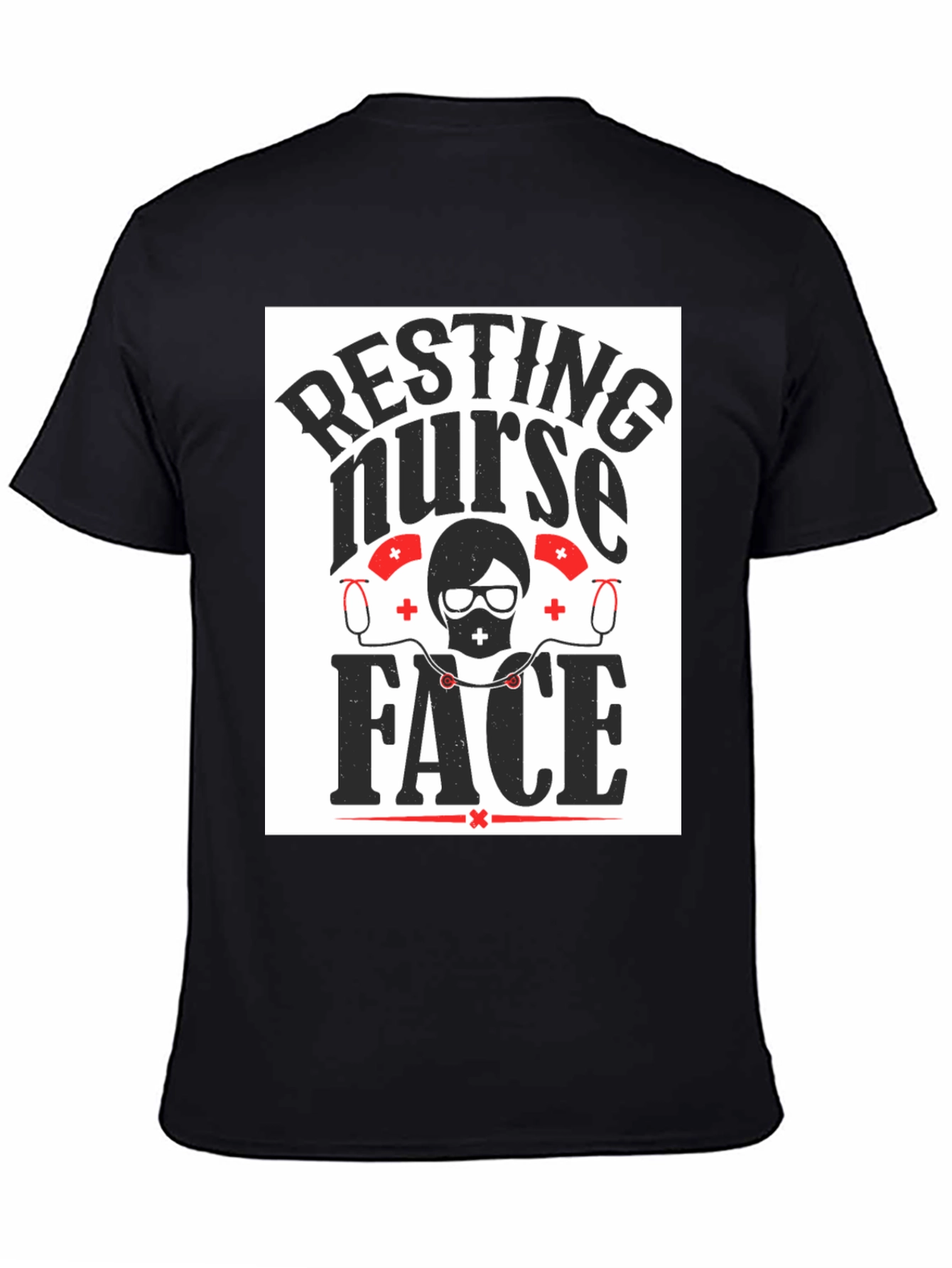 Resting Nurse Face Graphic Tee