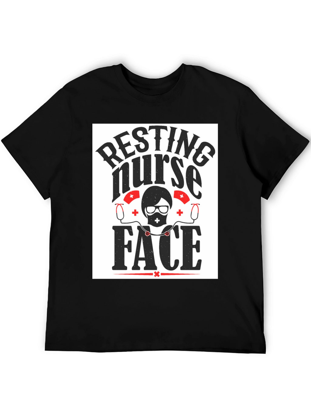 Resting Nurse Face Graphic Tee