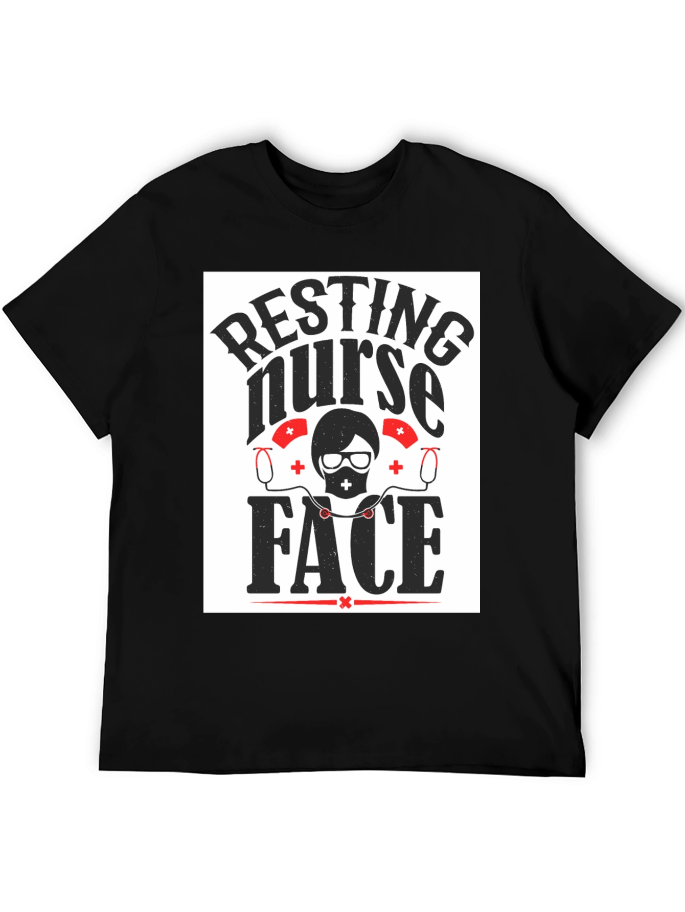 Resting Nurse Face Graphic Tee