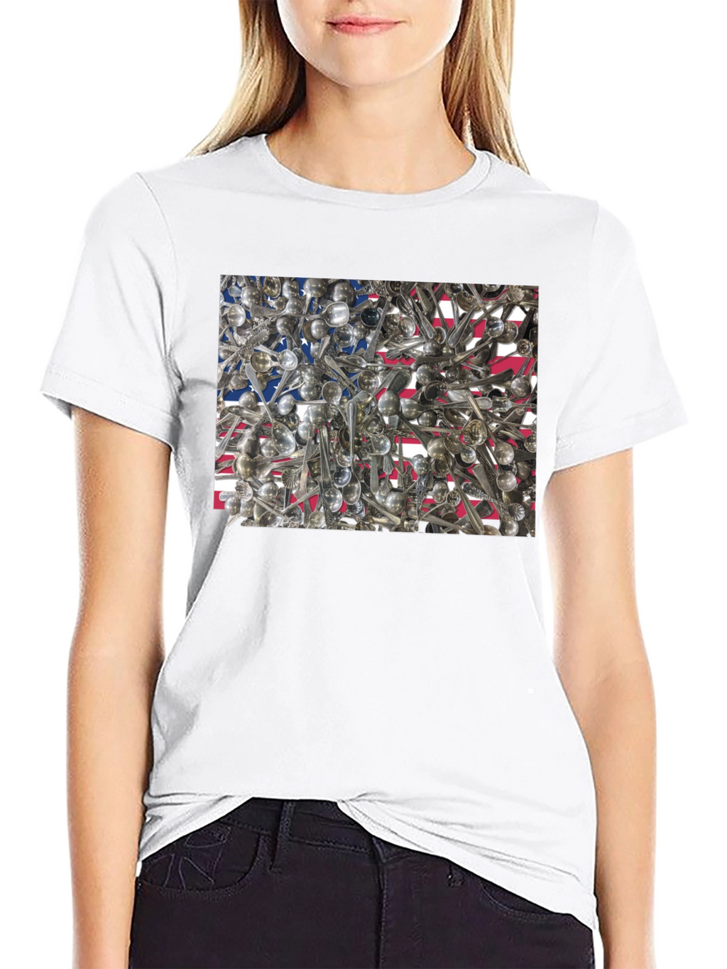 Spoons USA Flag T-Shirt