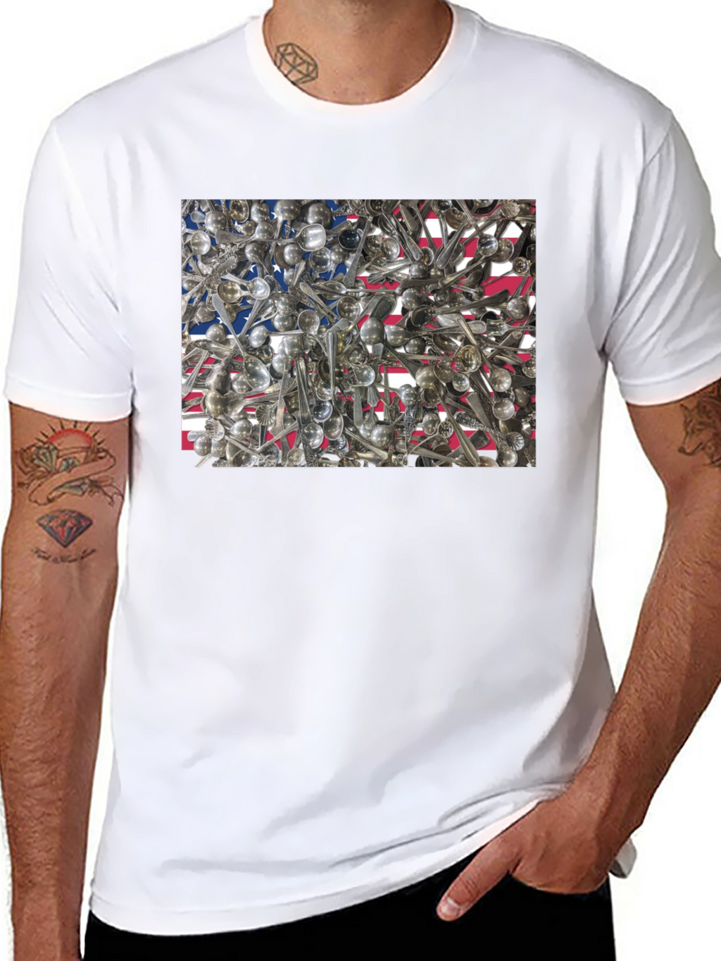 Spoons USA Flag T-Shirt