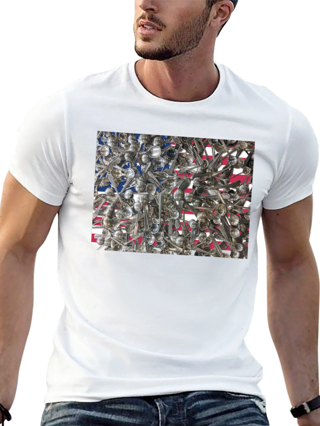 Spoons USA Flag T-Shirt