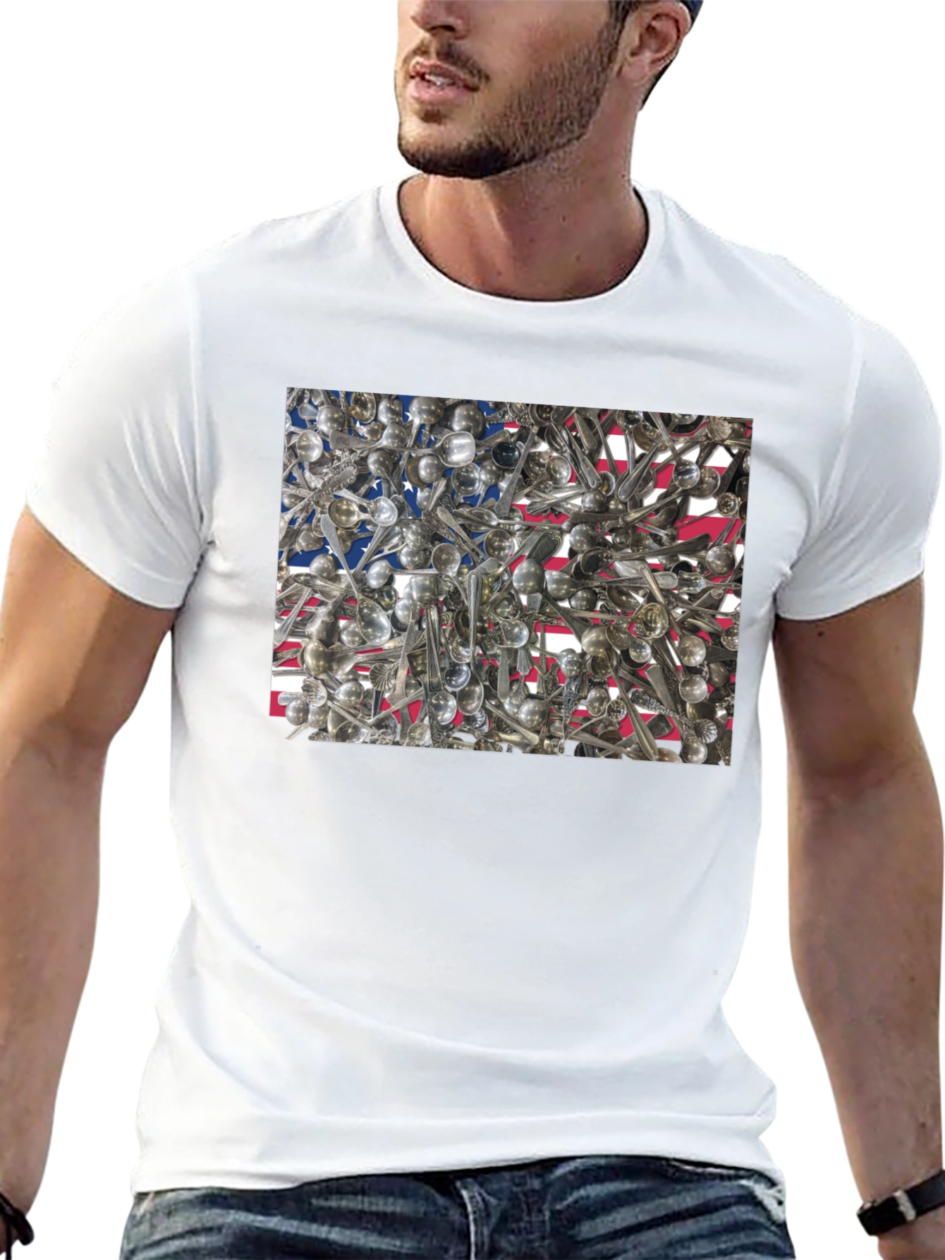 Spoons USA Flag T-Shirt
