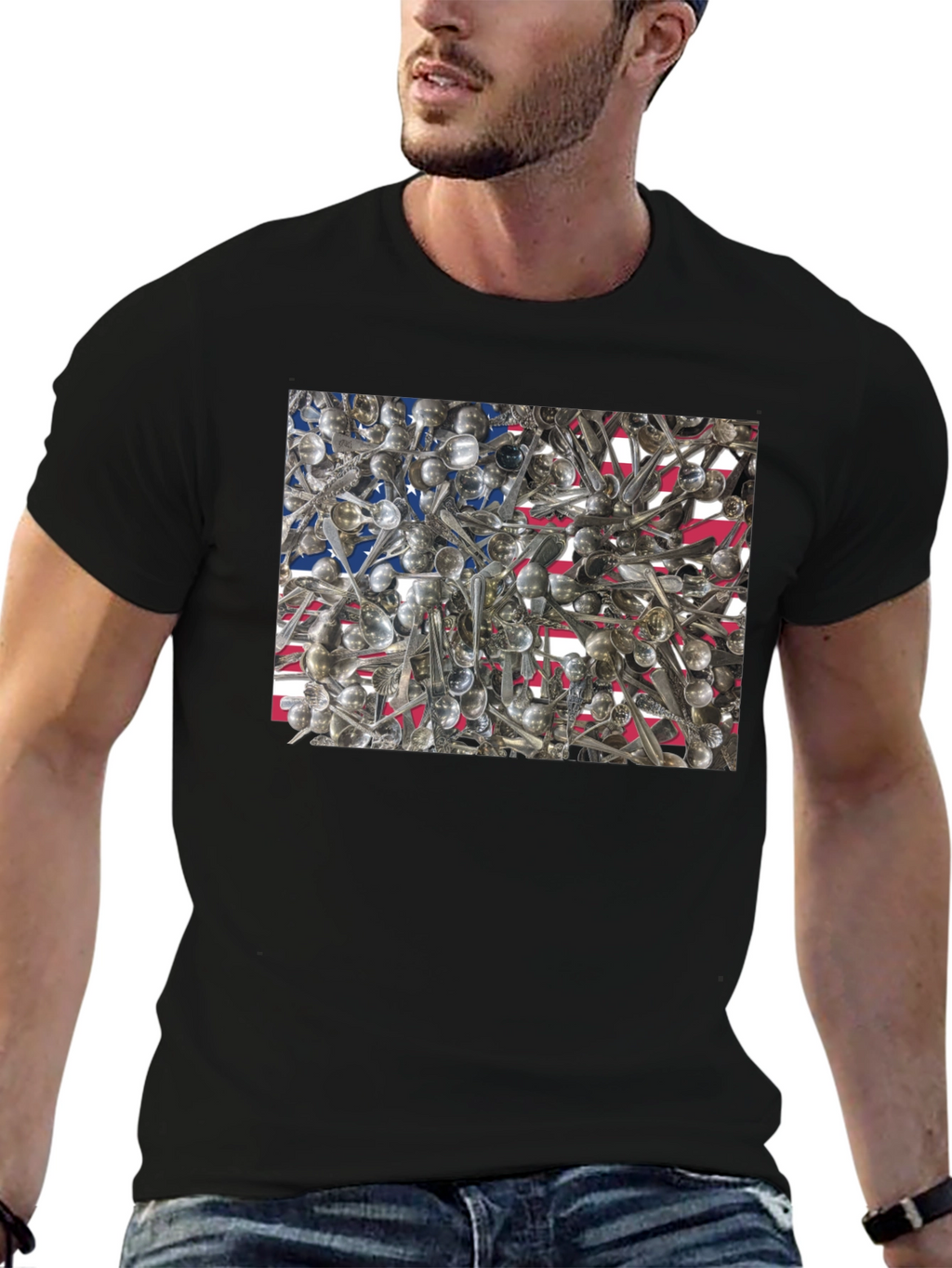 Spoons USA Flag T-Shirt