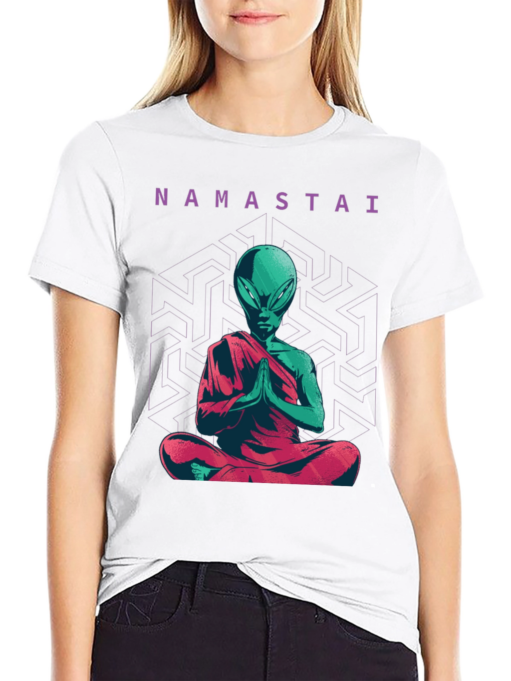 Namastai Alien Meditation T-Shirt