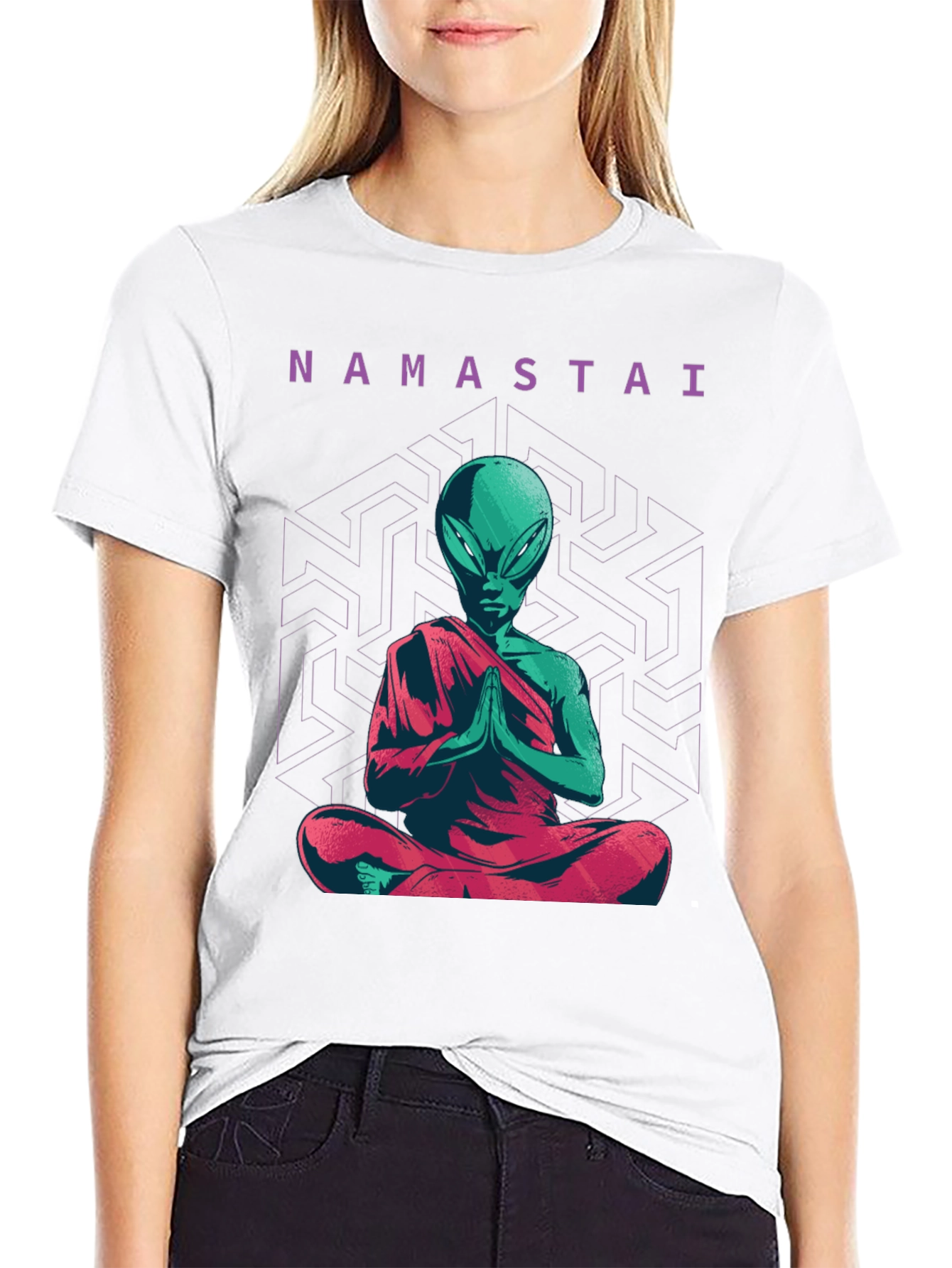 Namastai Alien Meditation T-Shirt