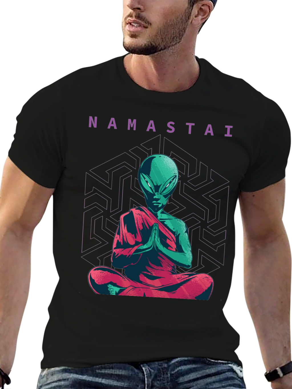 Namastai Alien Meditation T-Shirt