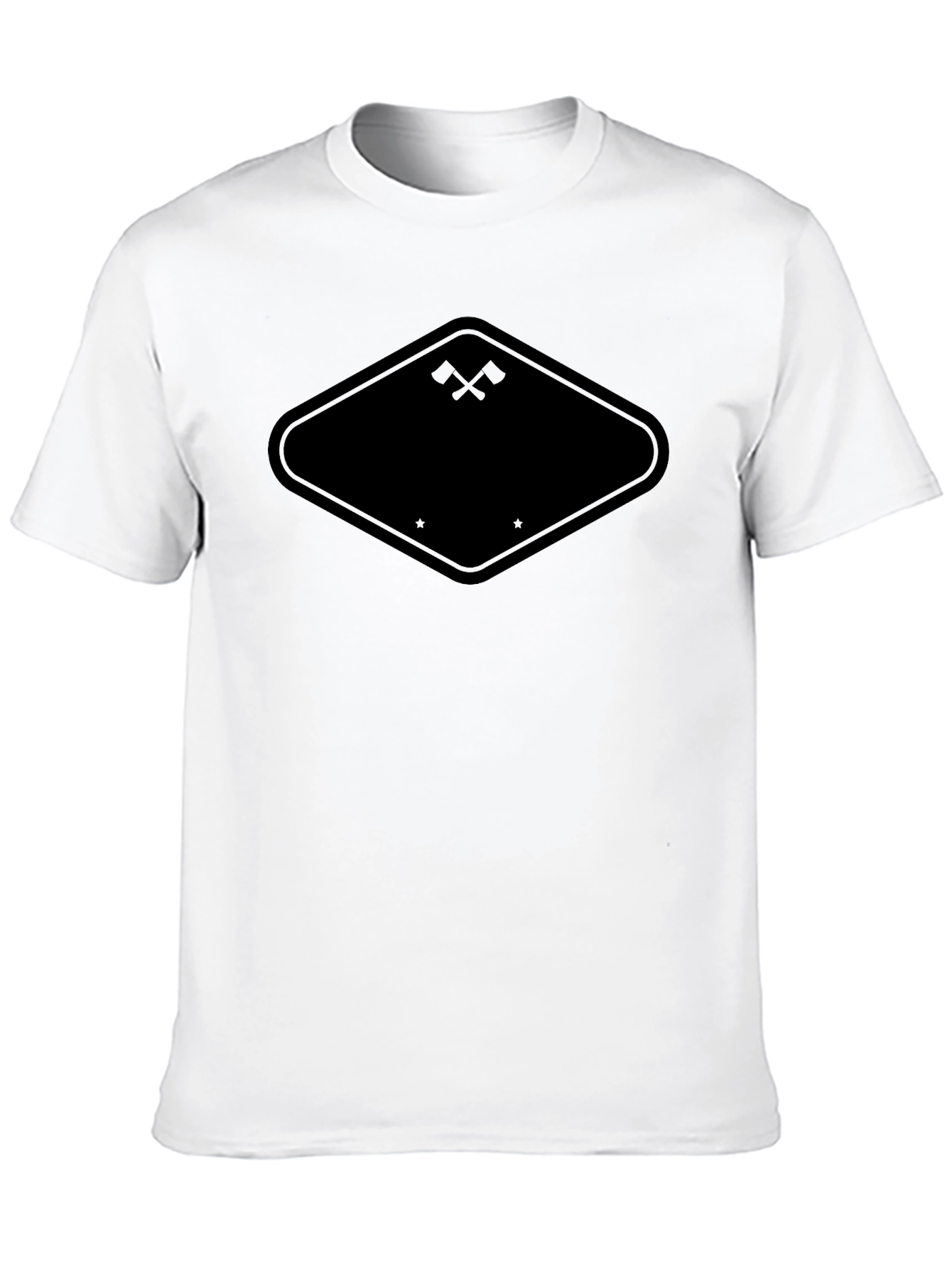 Mens Black Graphic Tee - Stylish & Comfortable