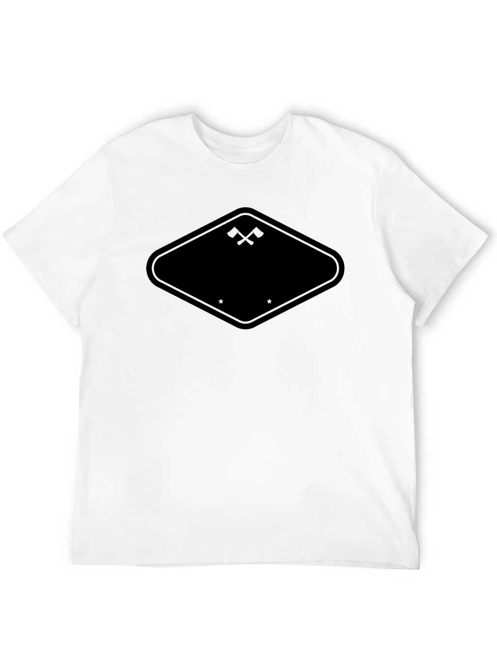 Mens Black Graphic Tee - Stylish & Comfortable