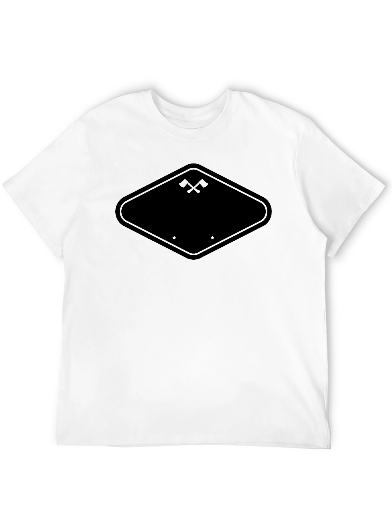 Mens Black Graphic Tee - Stylish & Comfortable
