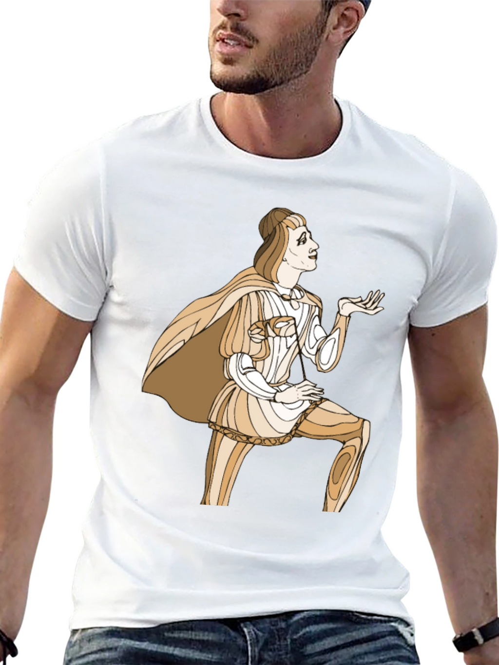 Renaissance Man Graphic Tee - Black