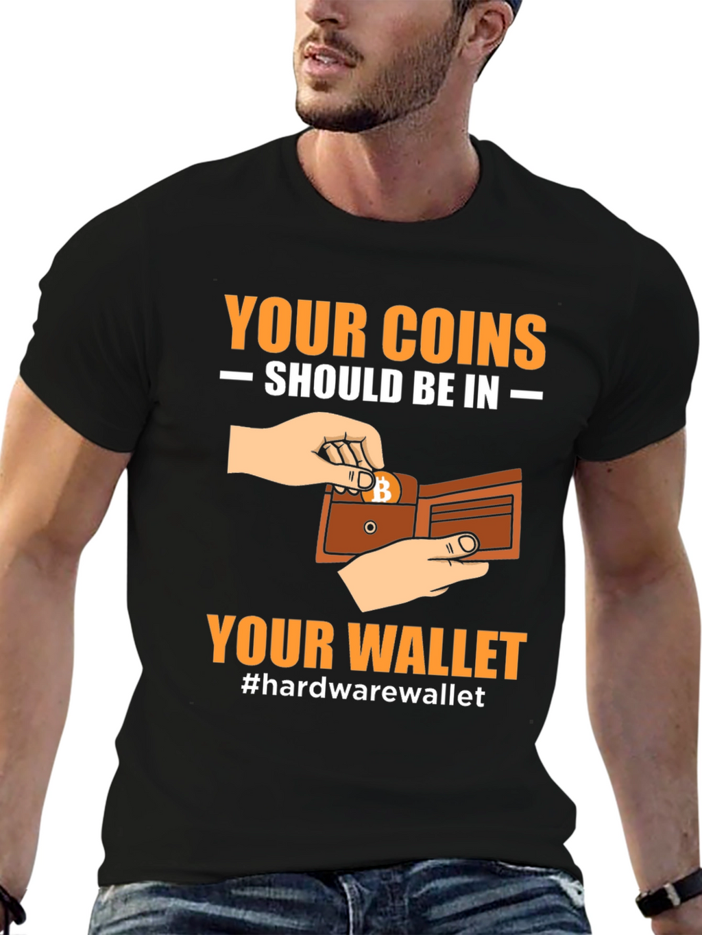 Crypto Hardware Wallet Tee - Secure Your Coins!