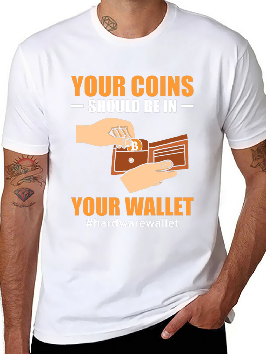 Crypto Hardware Wallet Tee - Secure Your Coins!