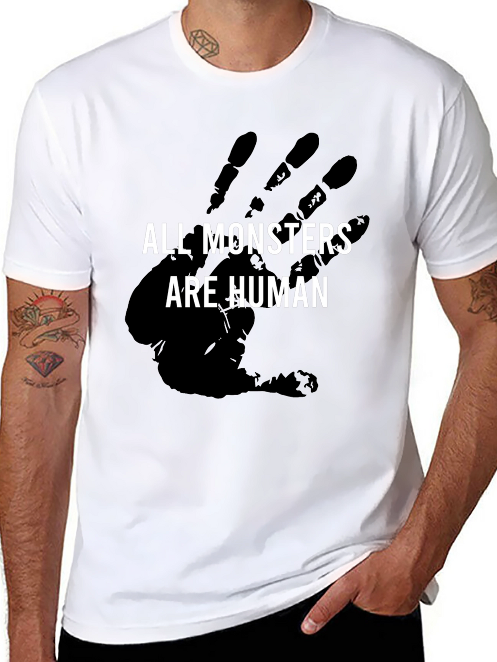 All Monsters Are Human Graphic Tee