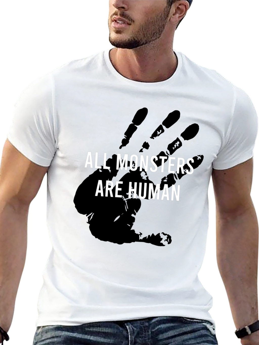 All Monsters Are Human Graphic Tee