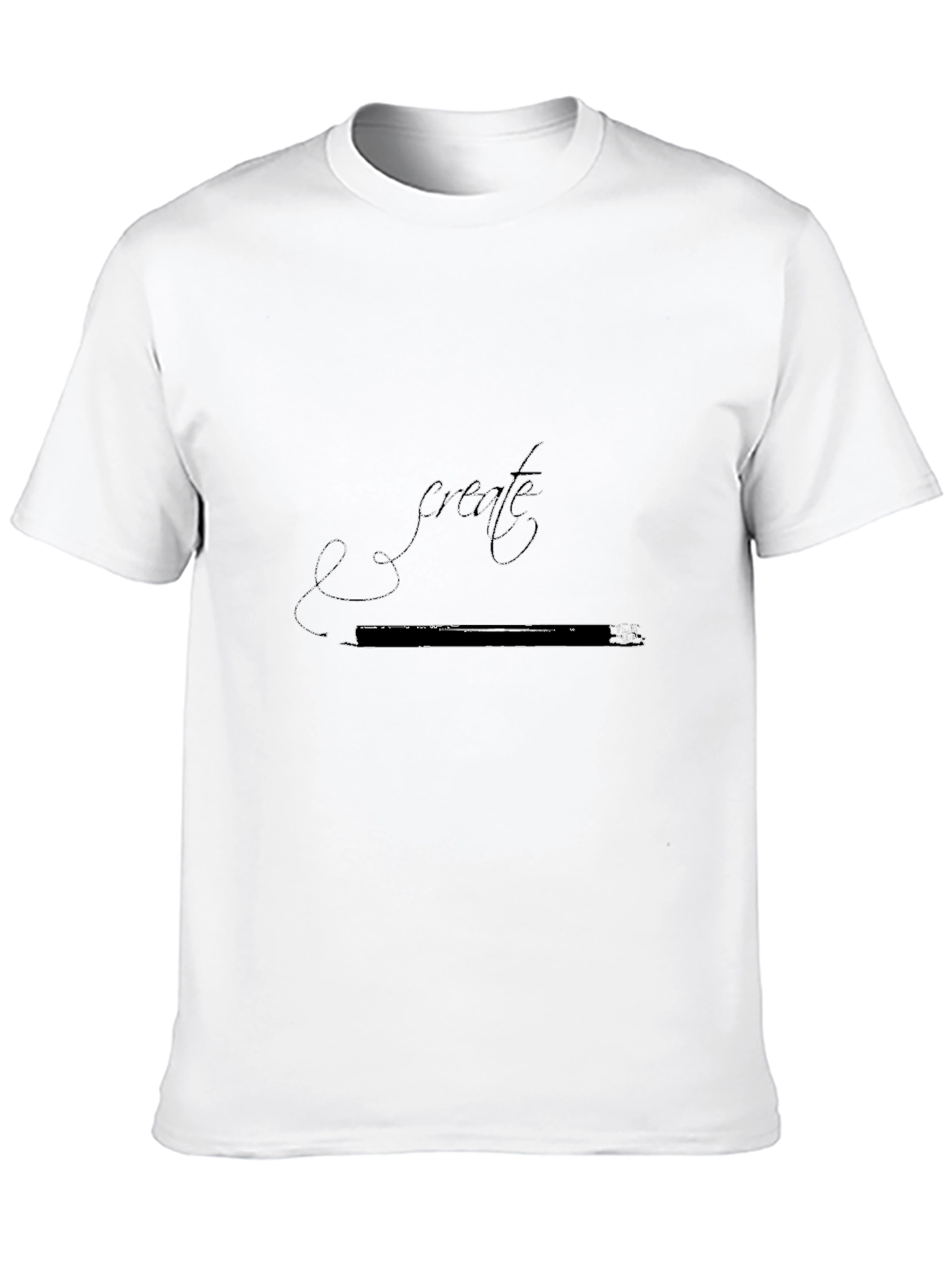 Create Graphic T-Shirt - Black Stylish Design