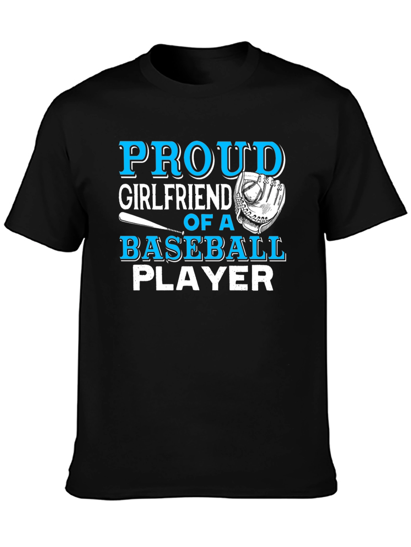 Proud Girlfriend Baseball Player Graphic Tee