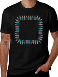 Circle of People Graphic Tee - Unisex Black T-Shirt