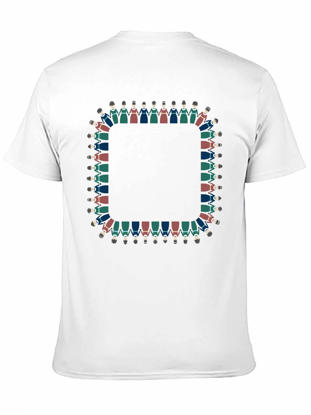 Circle of People Graphic Tee - Unisex Black T-Shirt