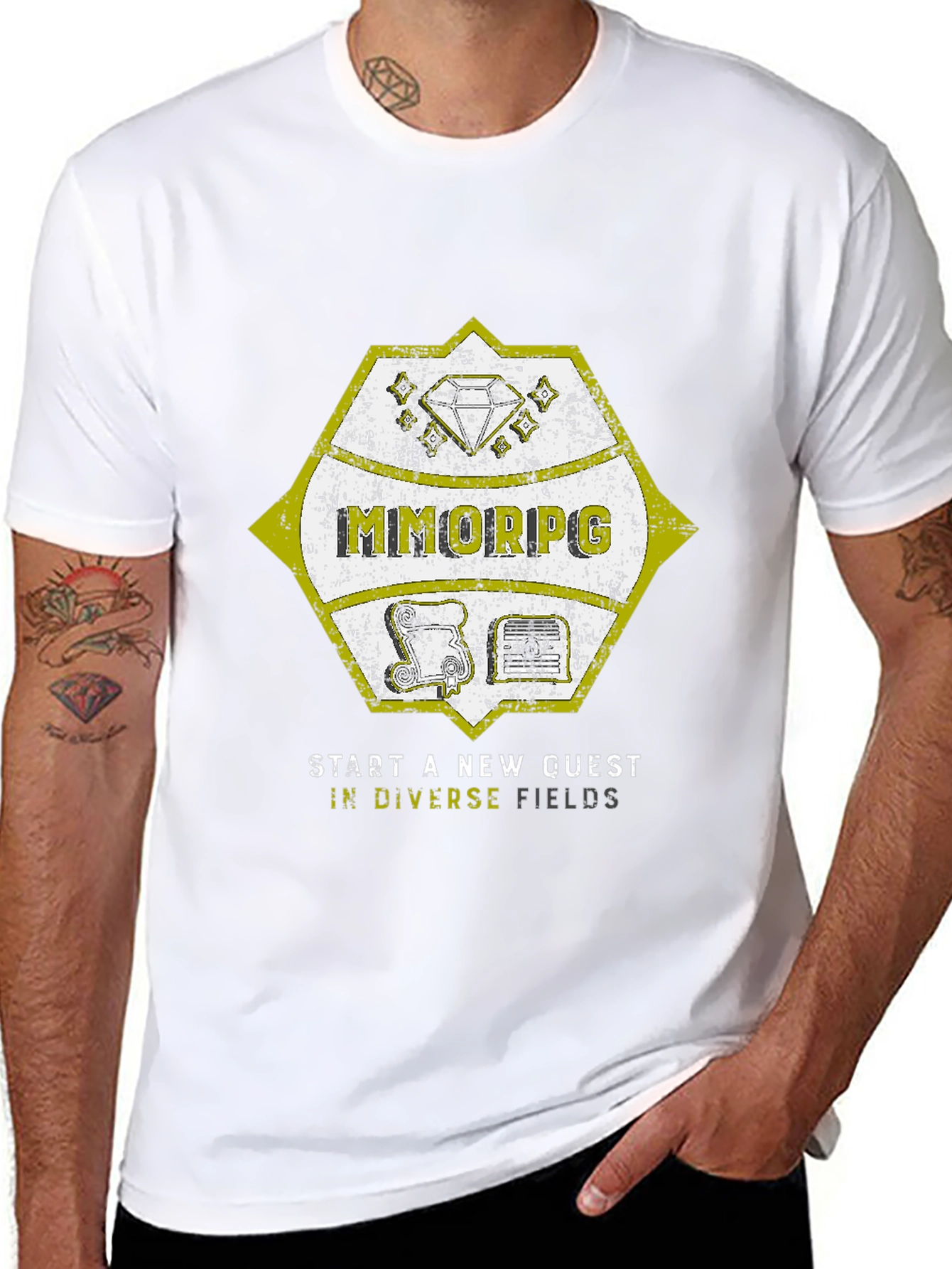 MMORPG Quest T-Shirt - Start a New Adventure