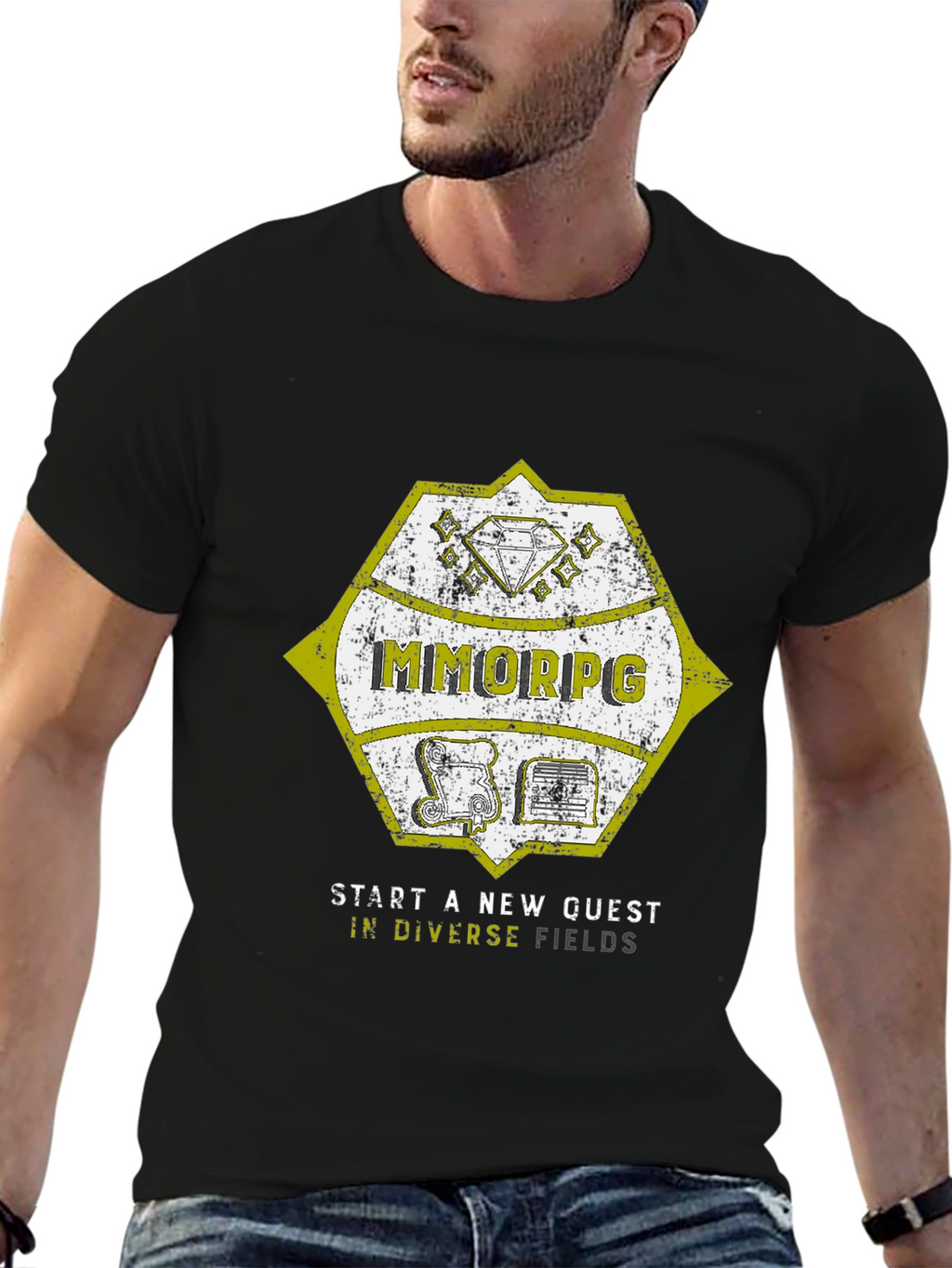 MMORPG Quest T-Shirt - Start a New Adventure