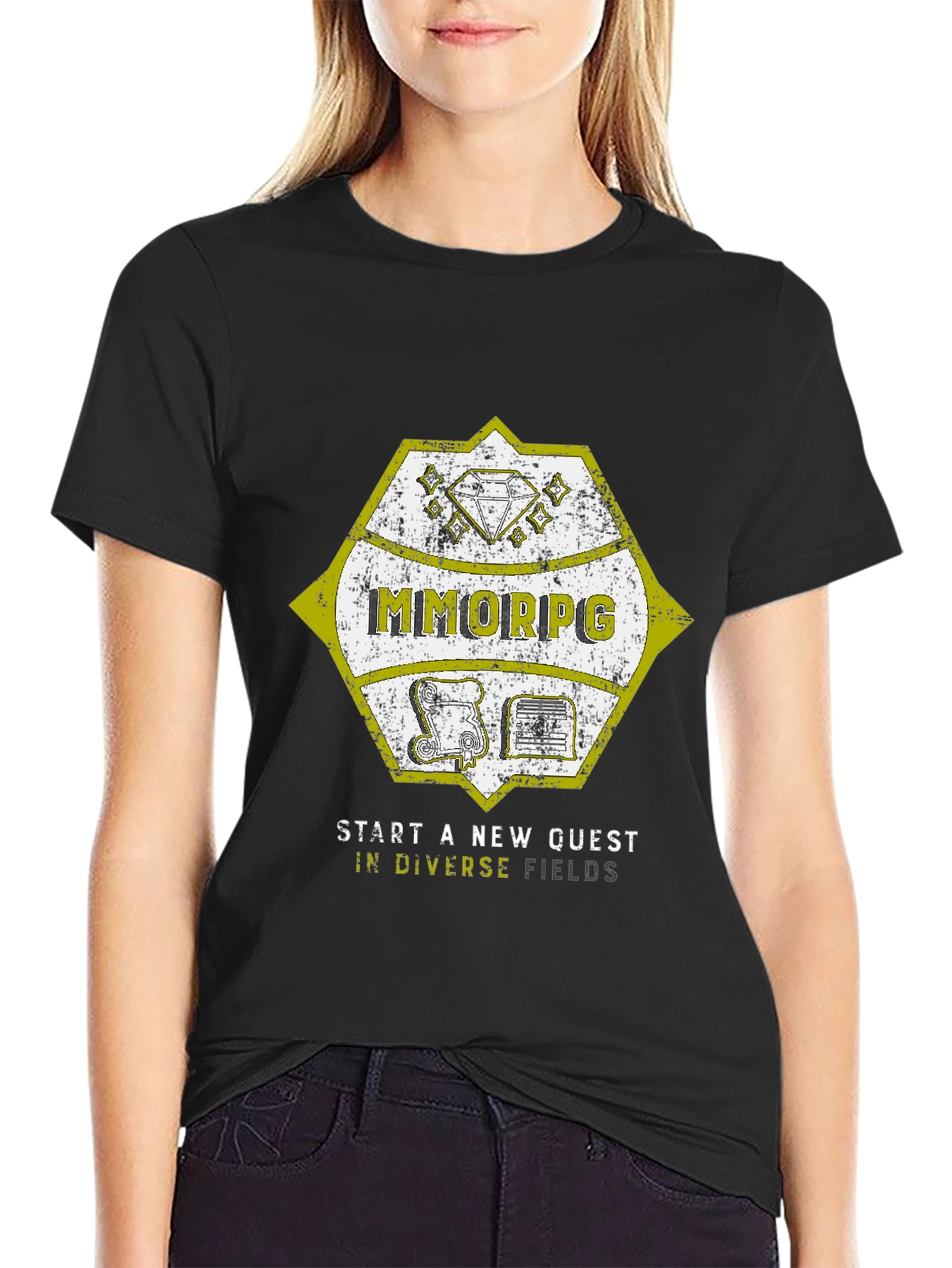 MMORPG Quest T-Shirt - Start a New Adventure