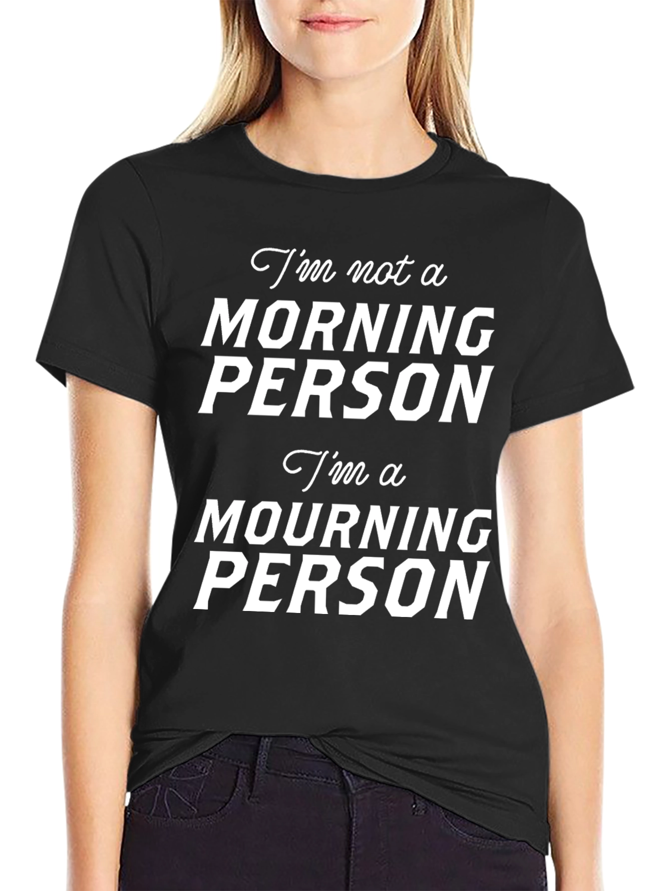 Funny Mourning Person T-Shirt