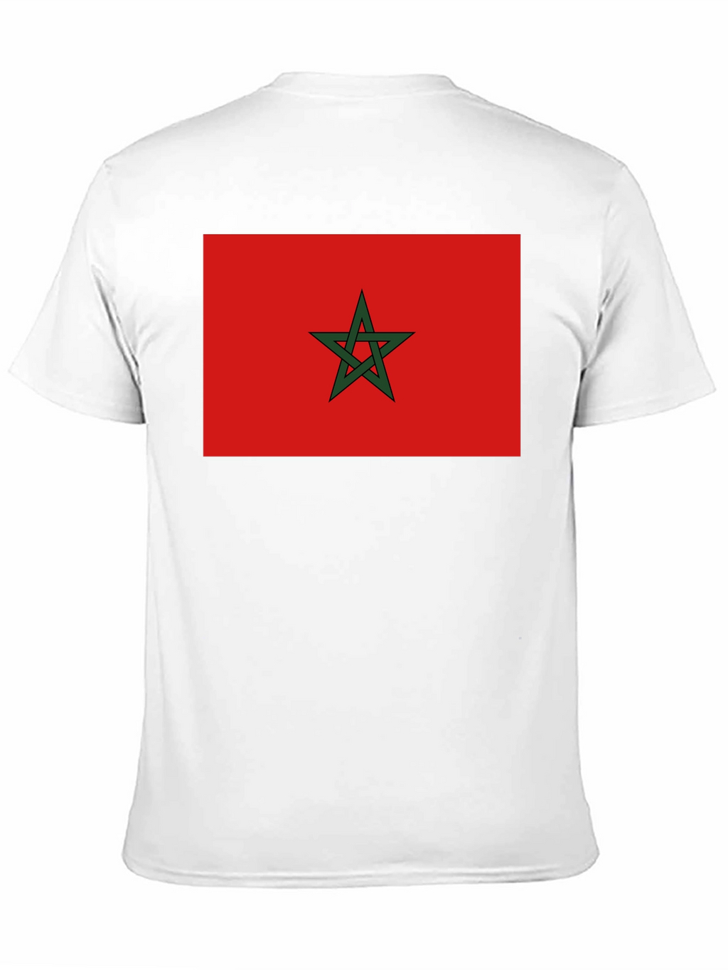 Morocco Flag T-Shirt - Black