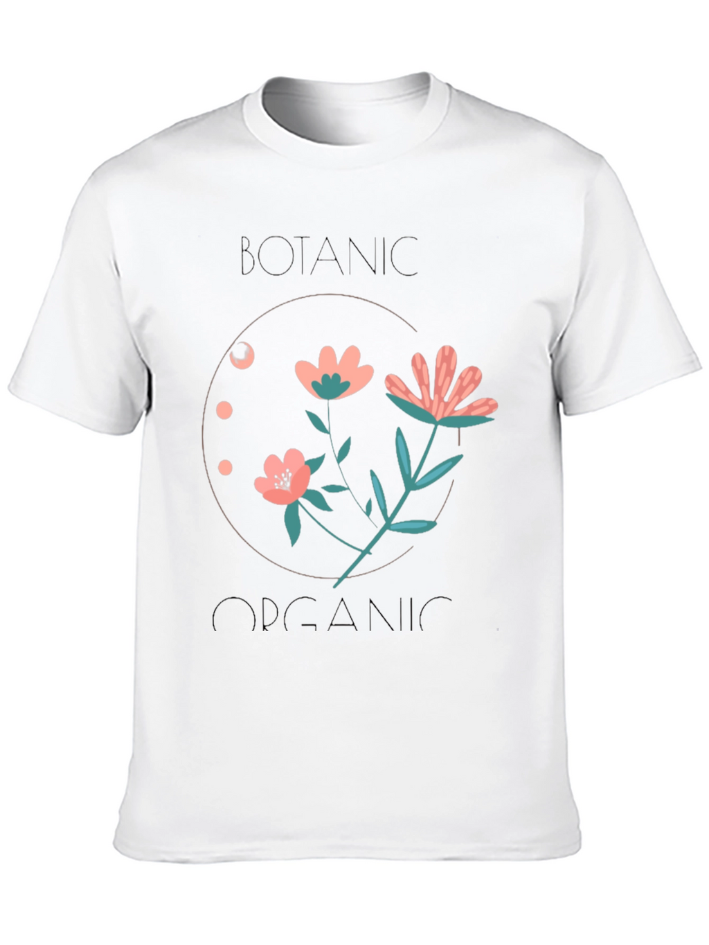 Botanical Organic Black T-Shirt