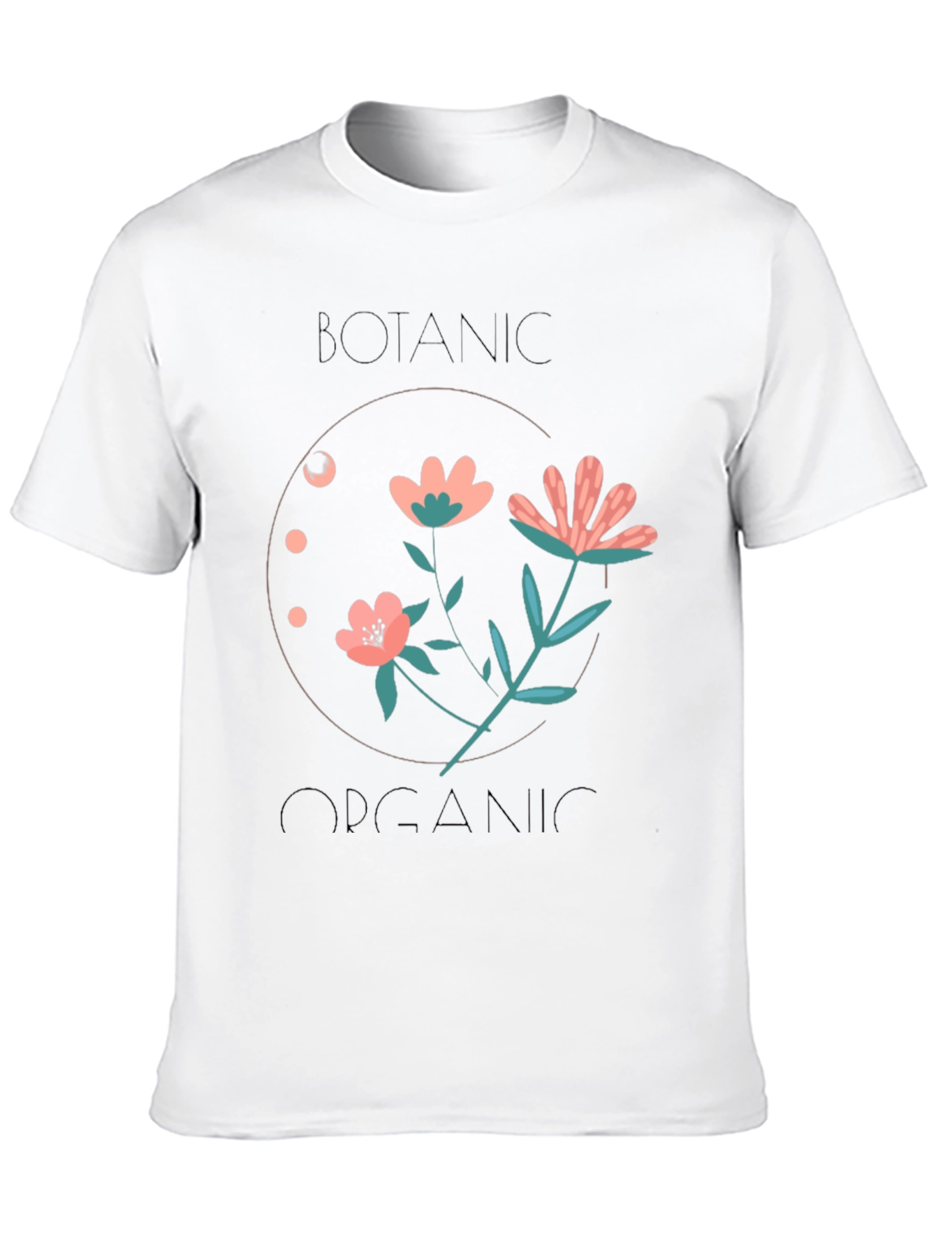 Botanical Organic Black T-Shirt