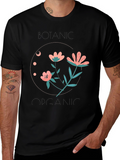 Botanical Organic Black T-Shirt