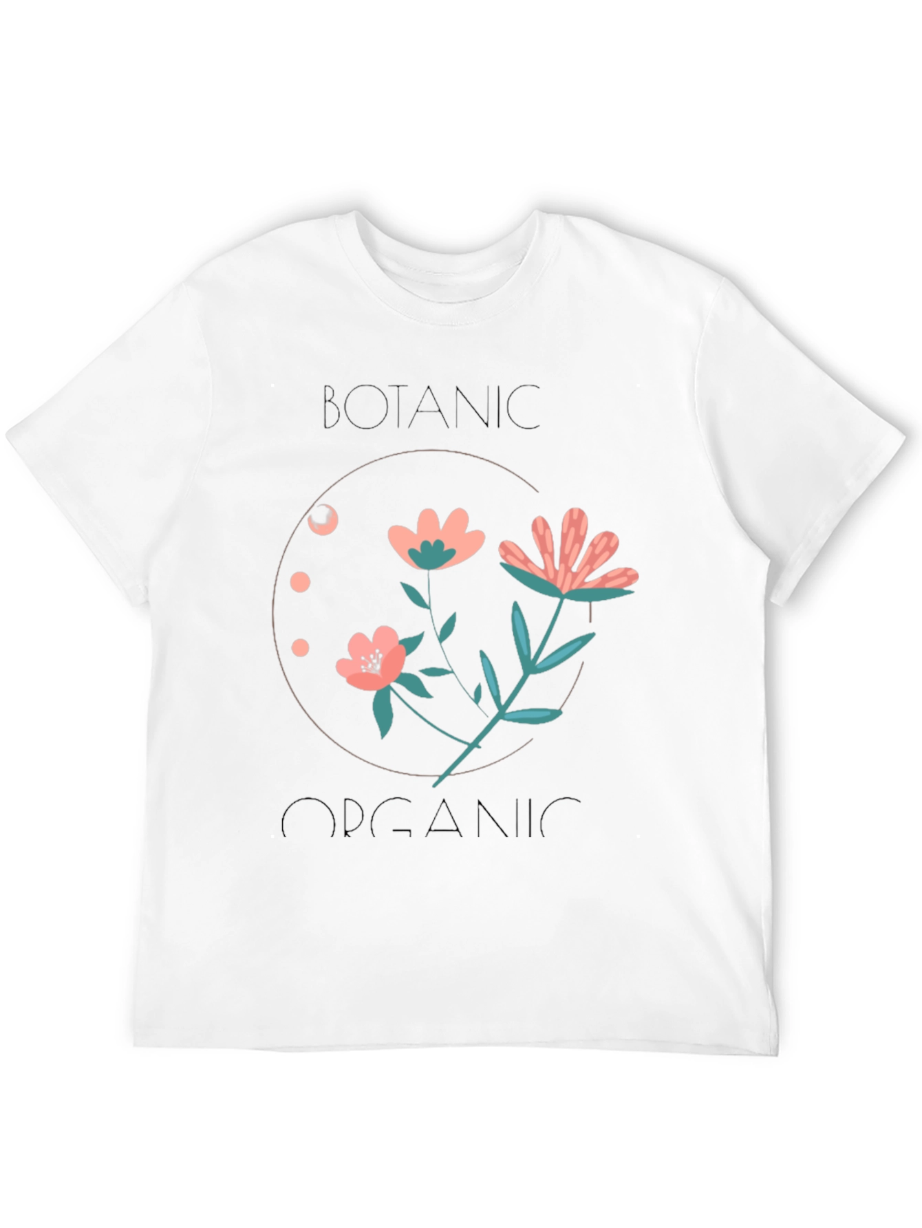 Botanical Organic Black T-Shirt
