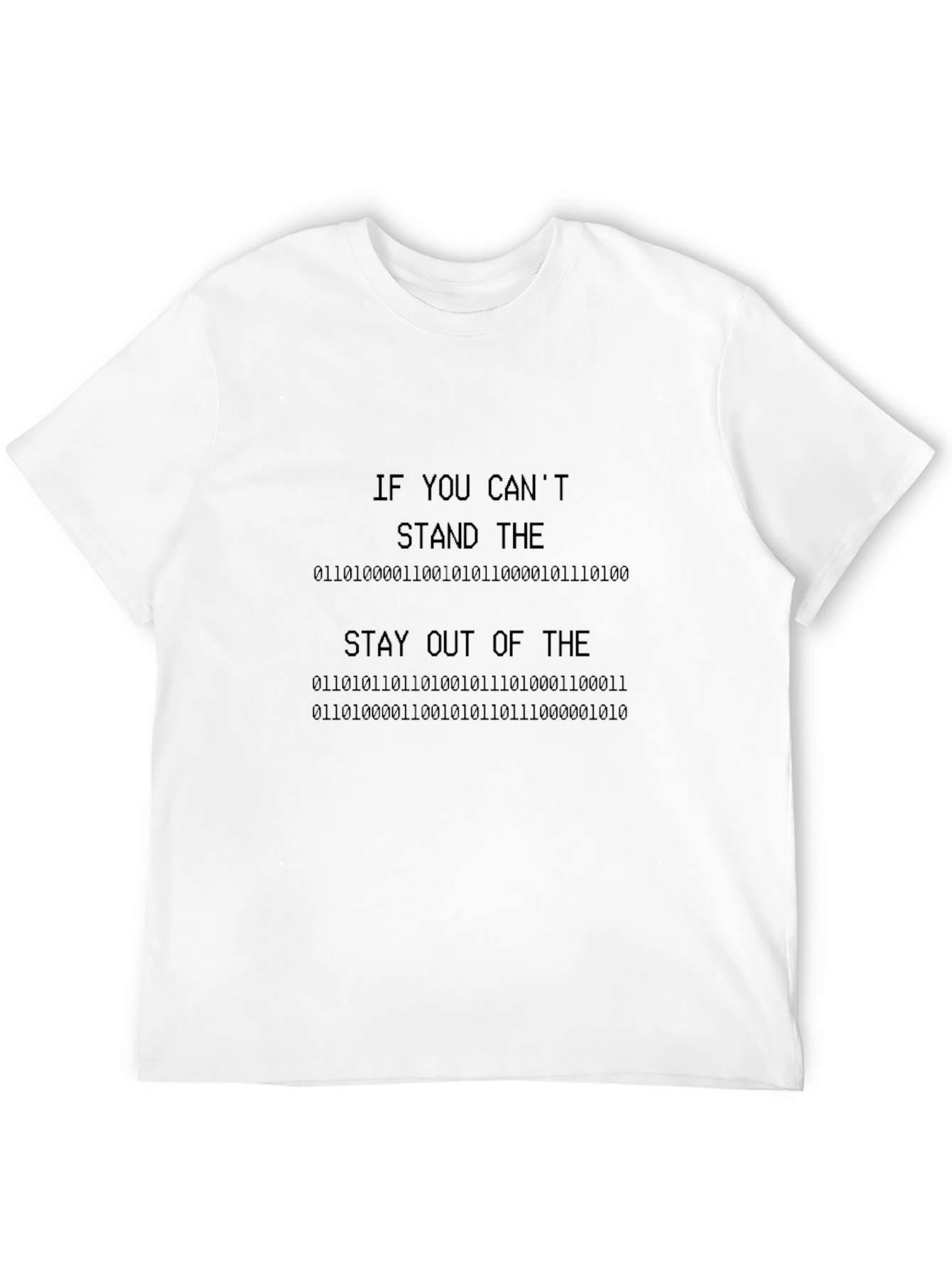 Code Humor T-Shirt - Stand the Heat Binary