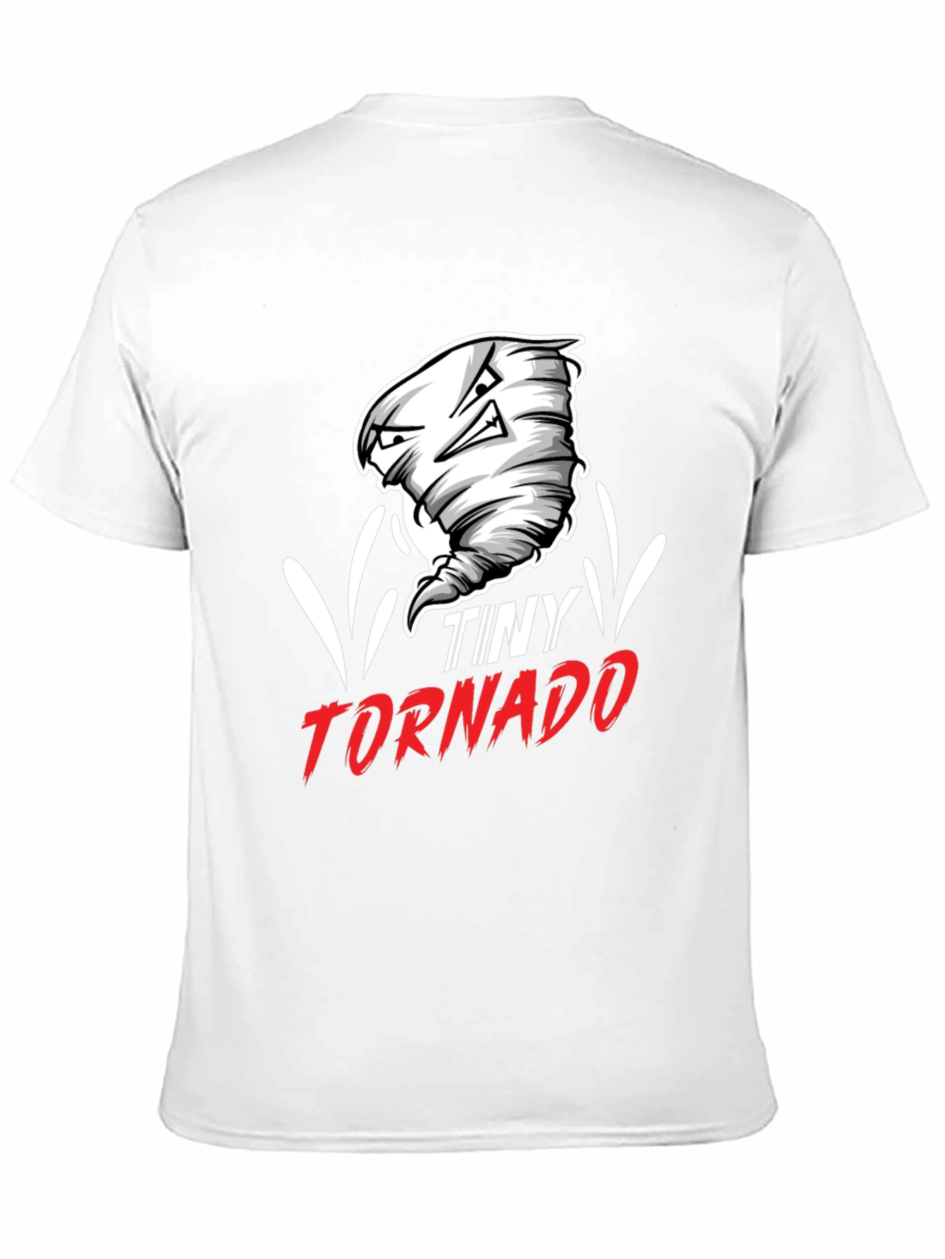 Tiny Tornado Graphic Tee - Black Cotton Blend