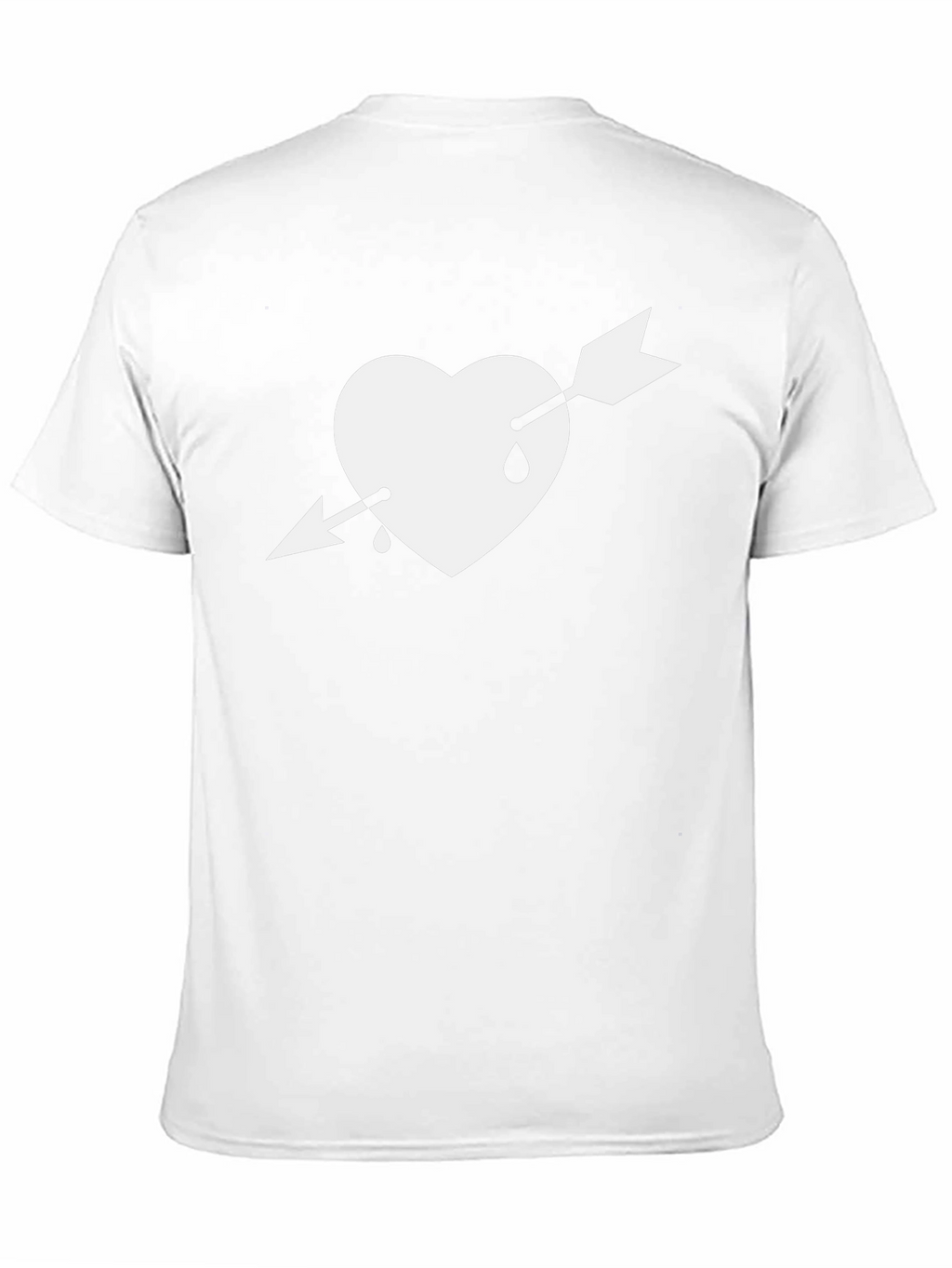 Heart Arrow Graphic Tee - Black Unisex T-Shirt