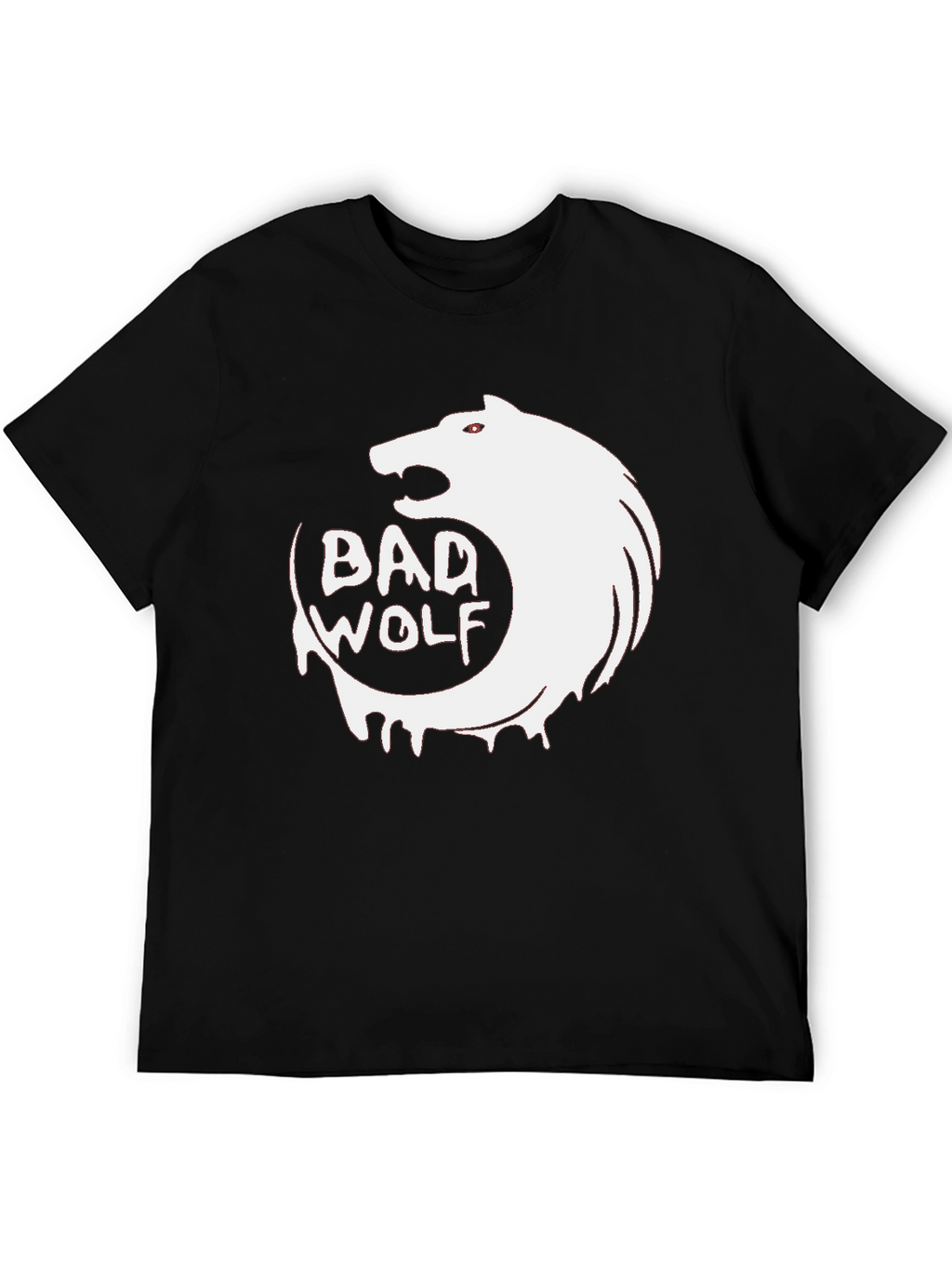 Bad Wolf Graphic T-Shirt - Black Cotton Blend