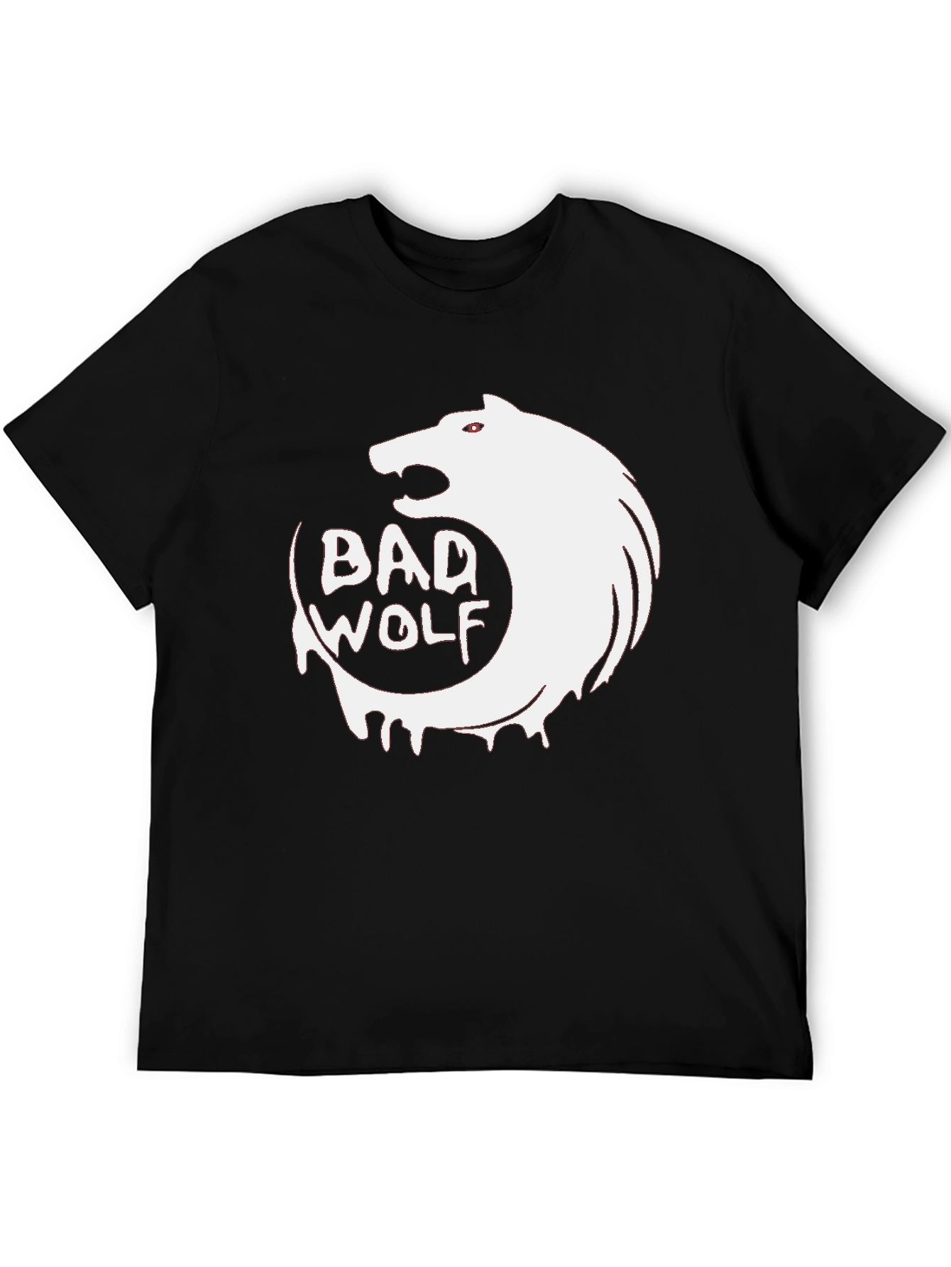 Bad Wolf Graphic T-Shirt - Black Cotton Blend