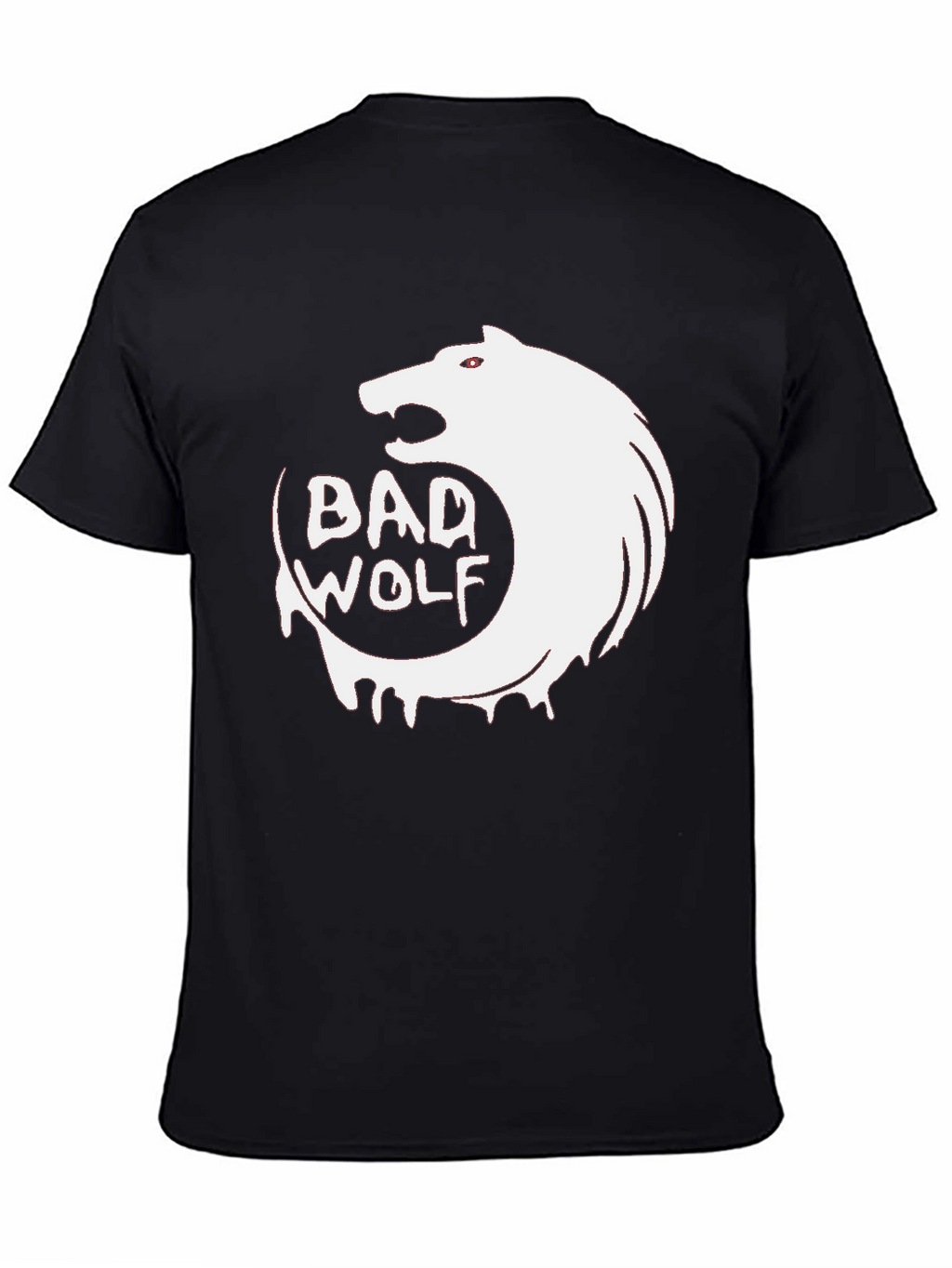 Bad Wolf Graphic T-Shirt - Black Cotton Blend