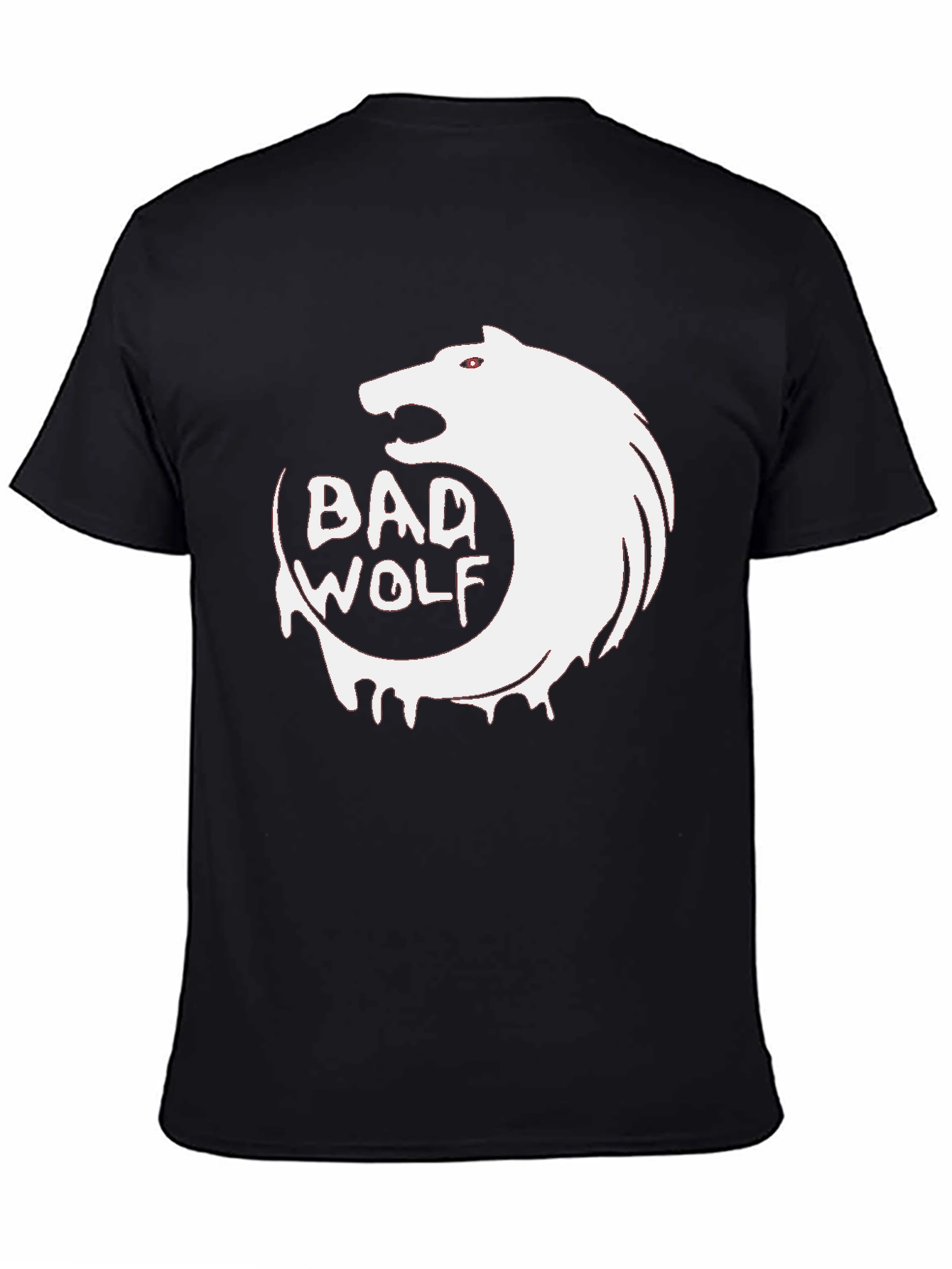 Bad Wolf Graphic T-Shirt - Black Cotton Blend